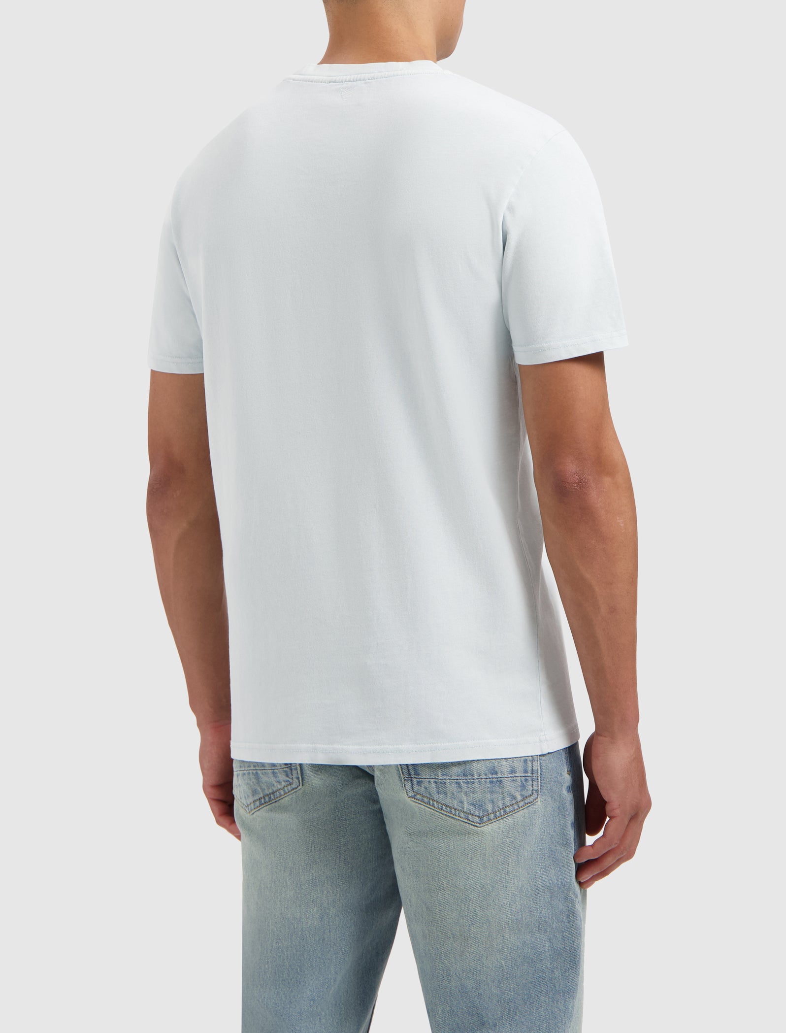 Acid Sideline Wordmark T-shirt | Light Blue