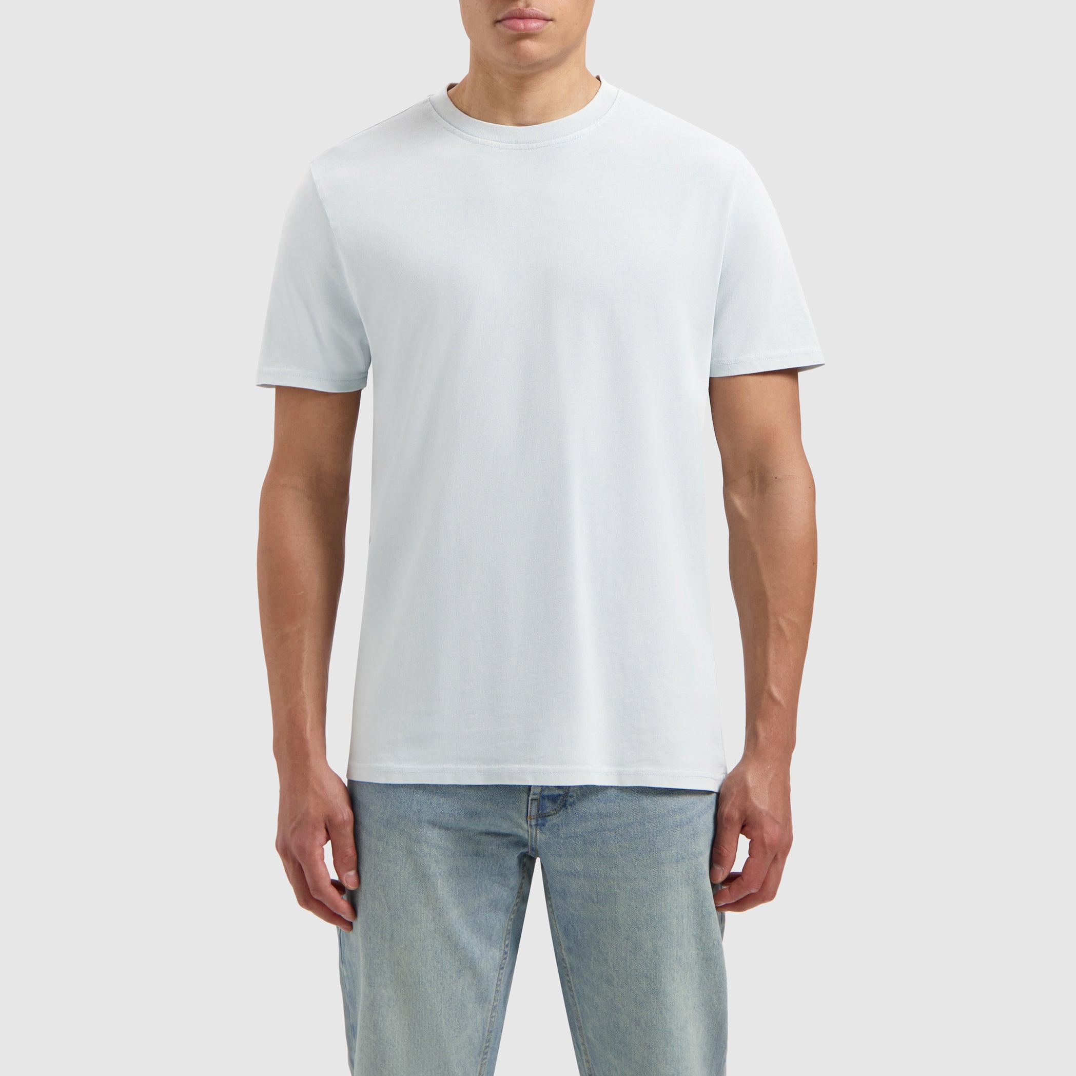 Acid Sideline Wordmark T-shirt | Light Blue