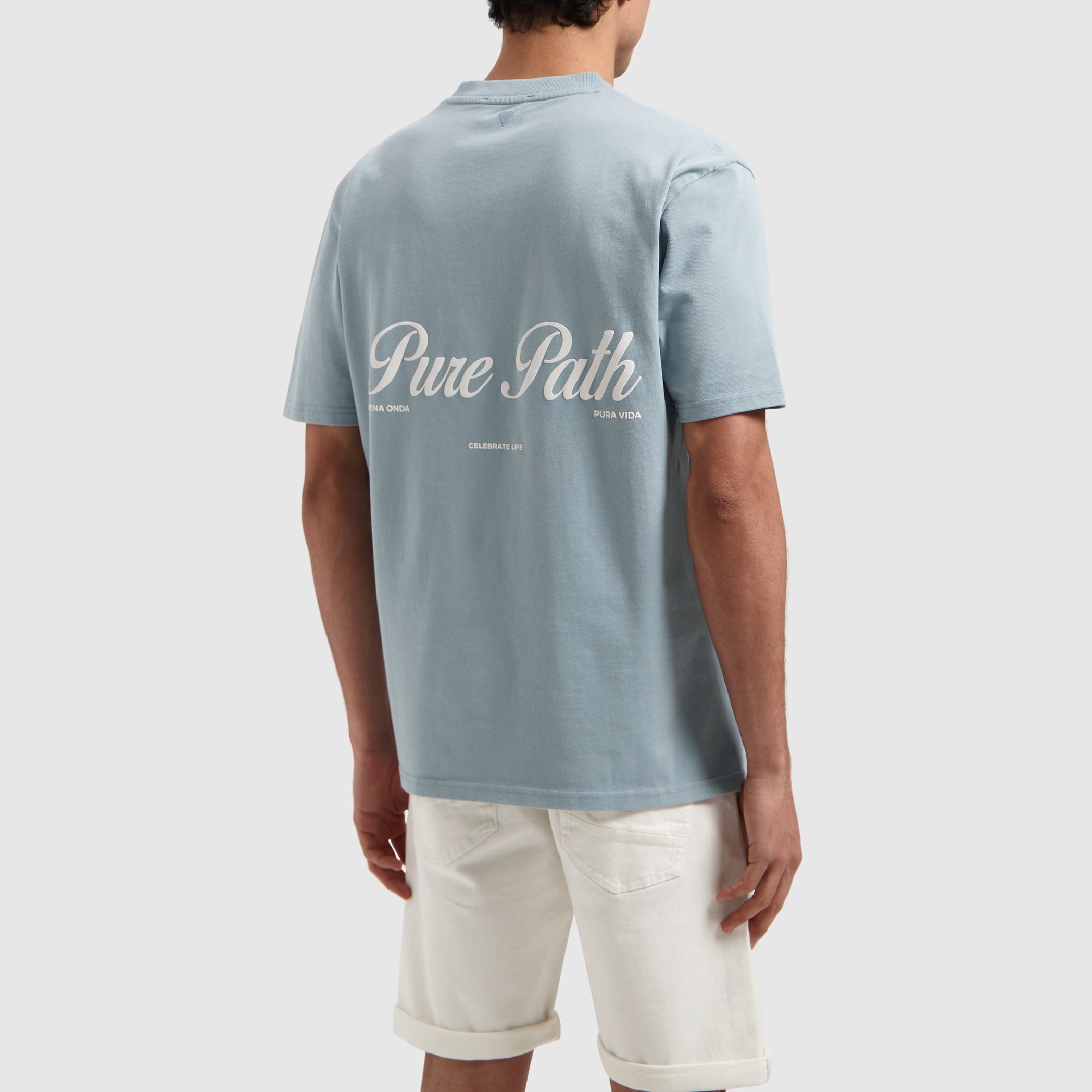 Essence Of Life T-shirt | Blue Grey