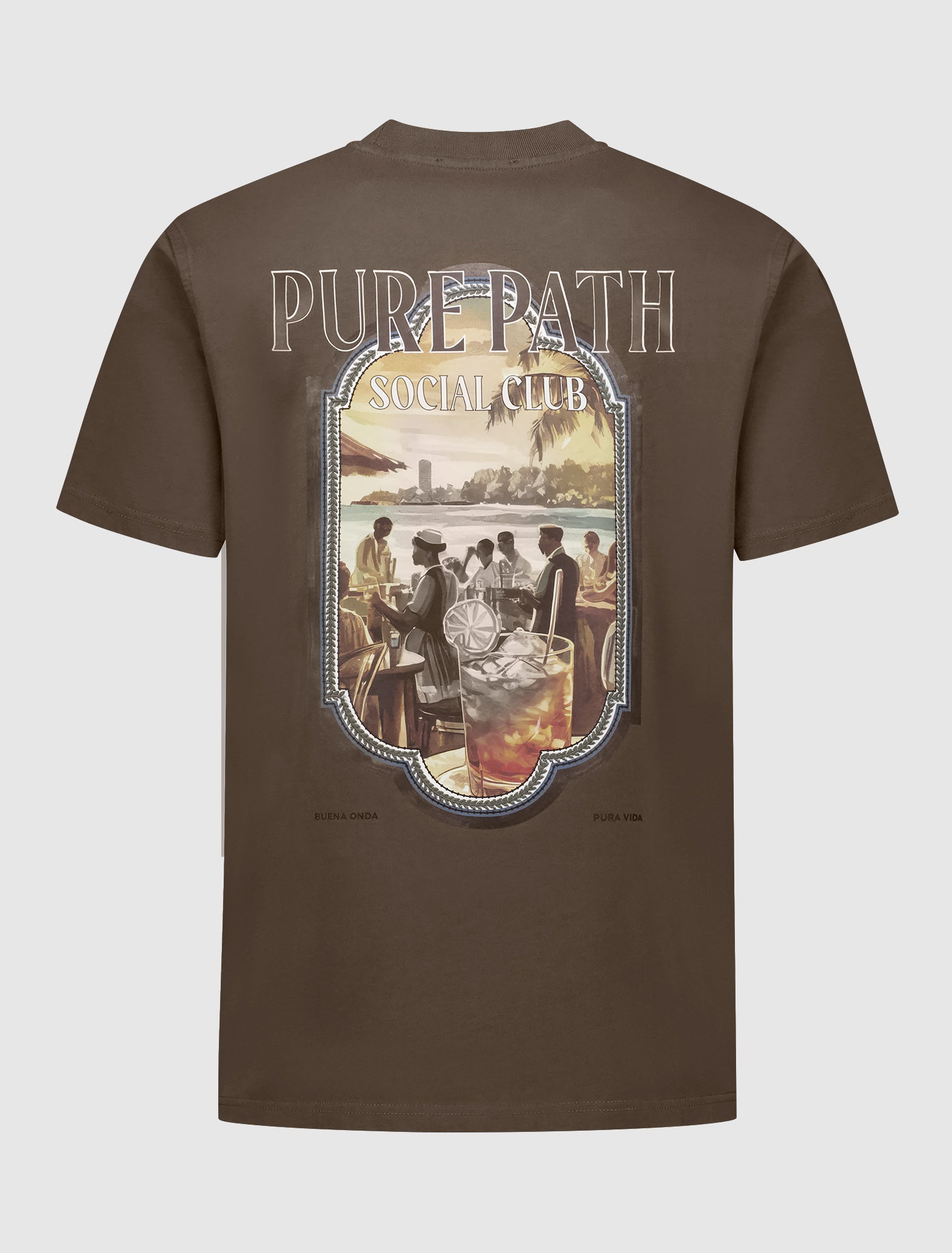 Social Club T-shirt | Brown