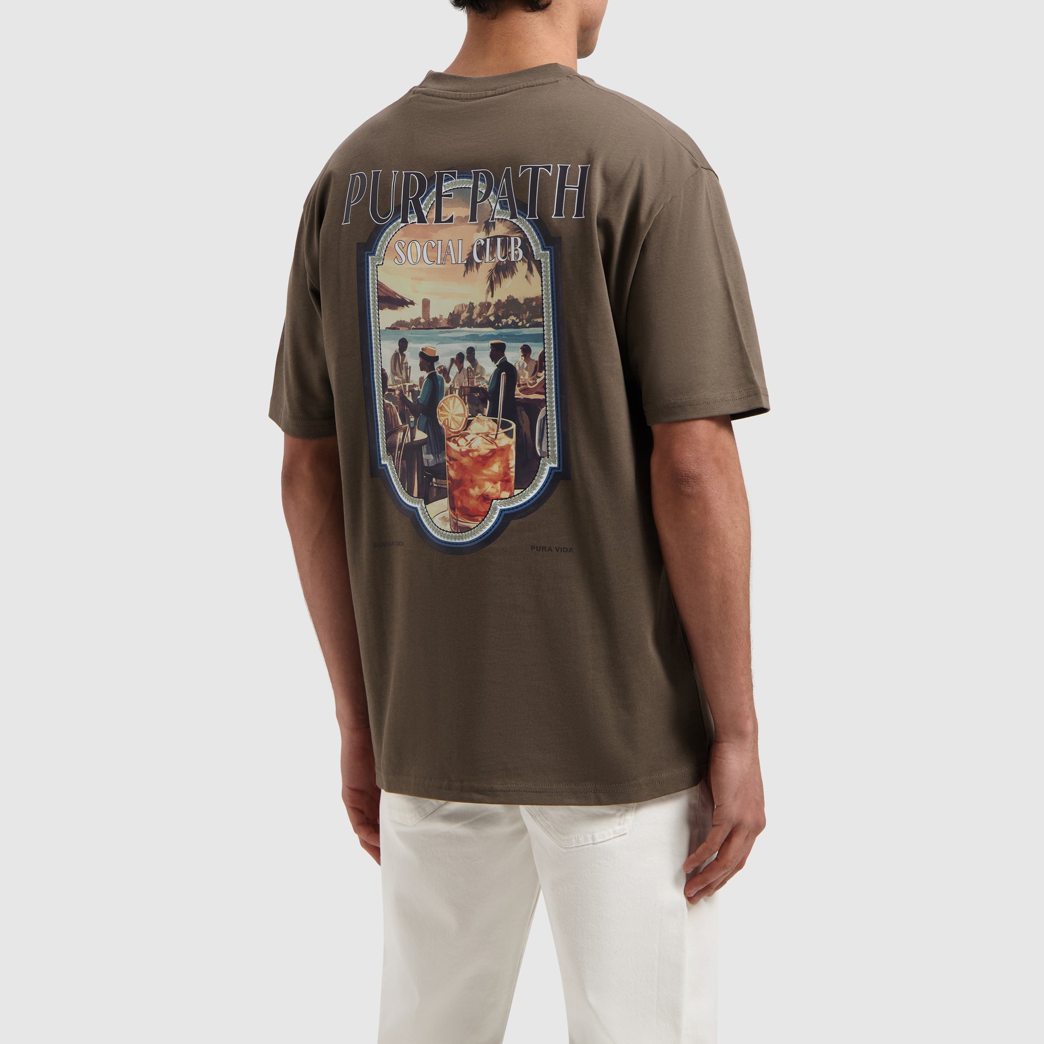 Social Club T-shirt | Brown