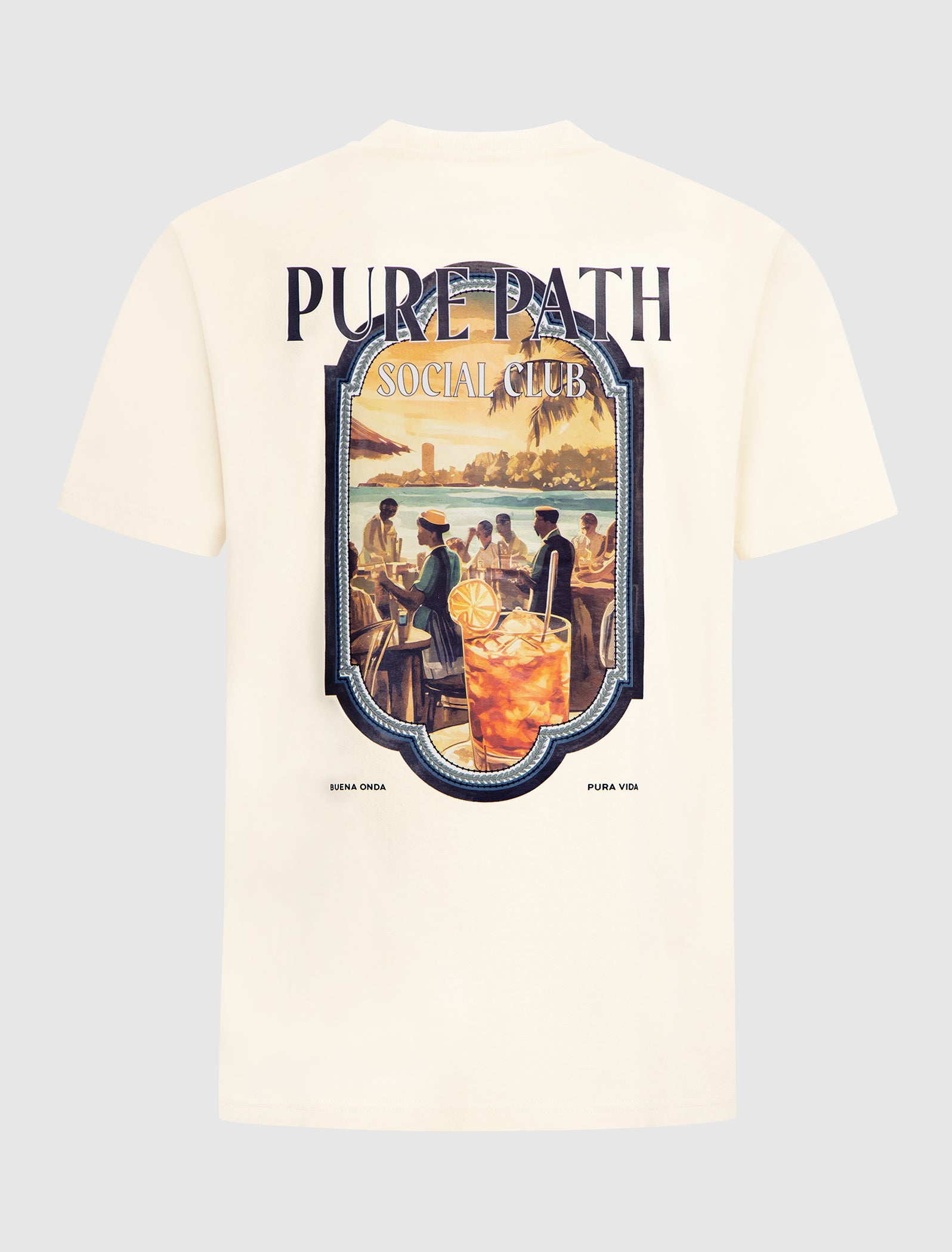 Social Club T-shirt | Ecru