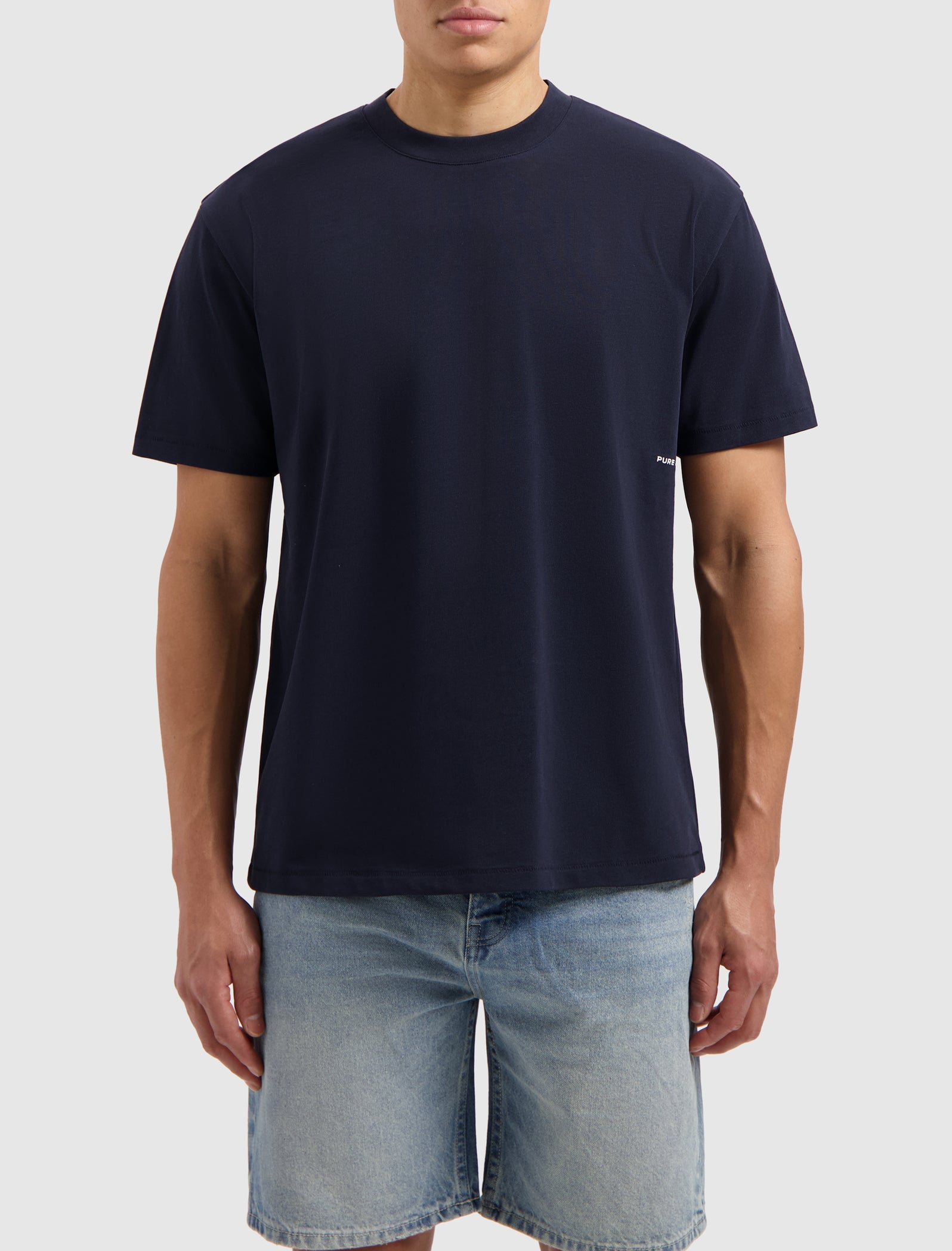Stitched Journey T-shirt | Navy