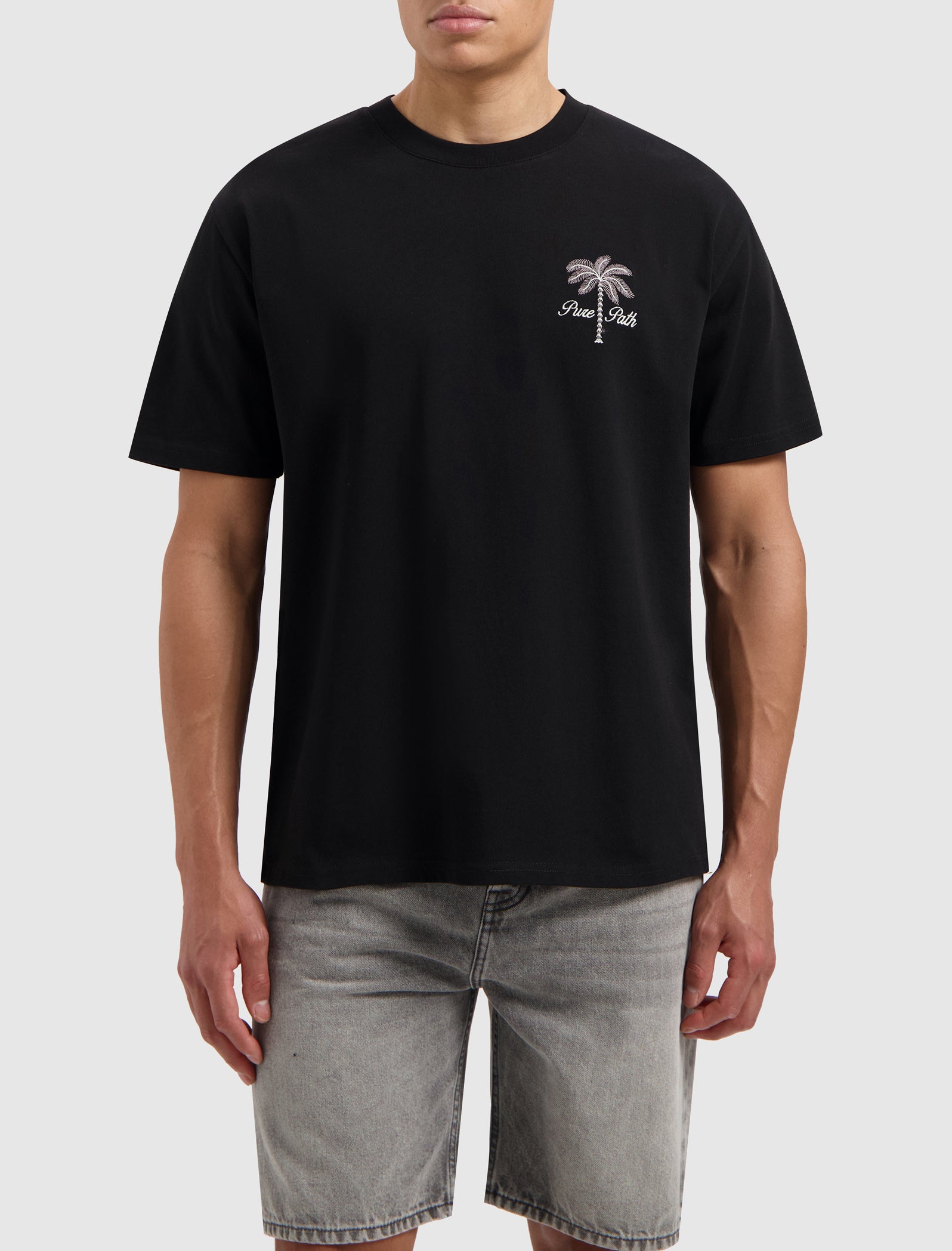 Stitched Paradise T-shirt | Black