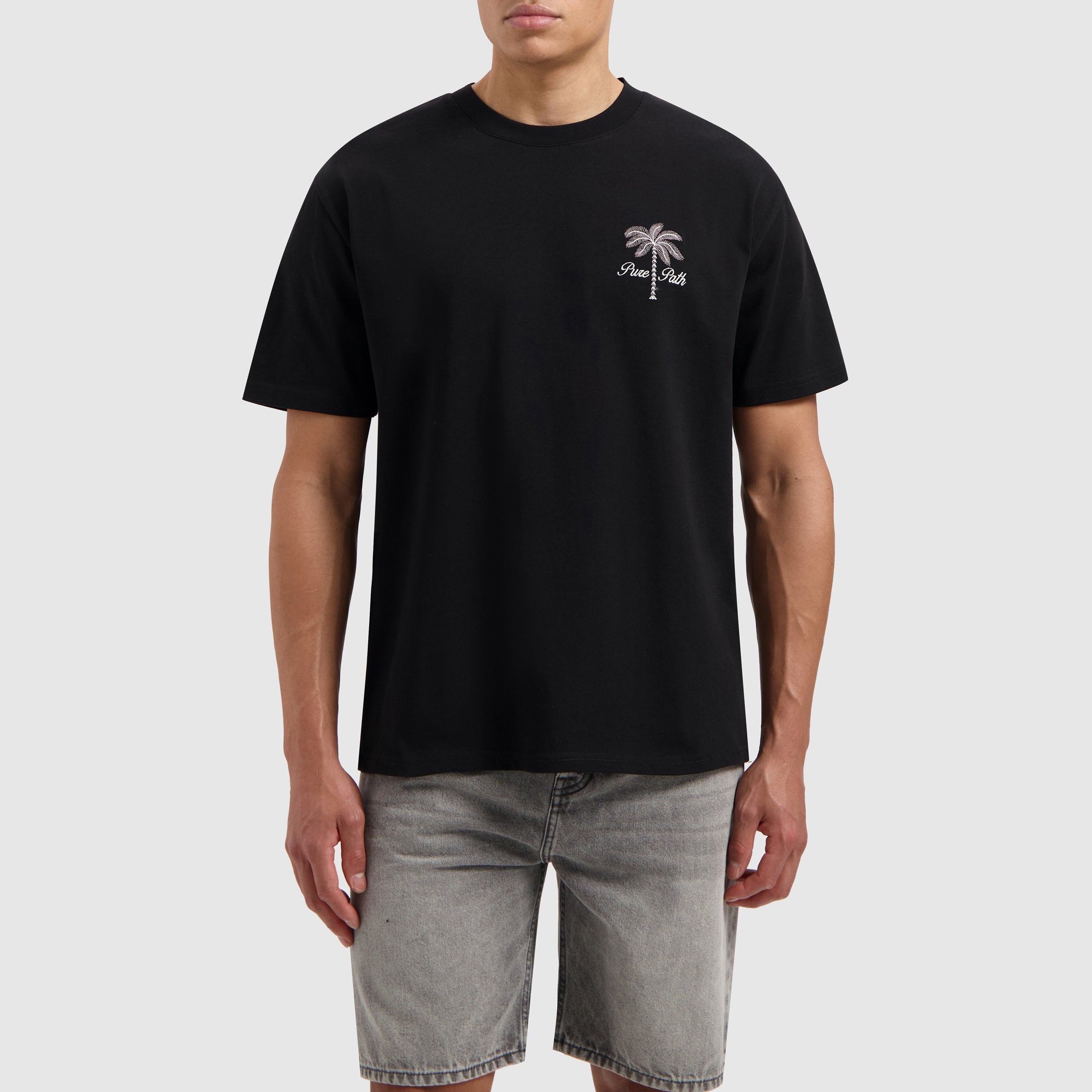 Stitched Paradise T-shirt | Black