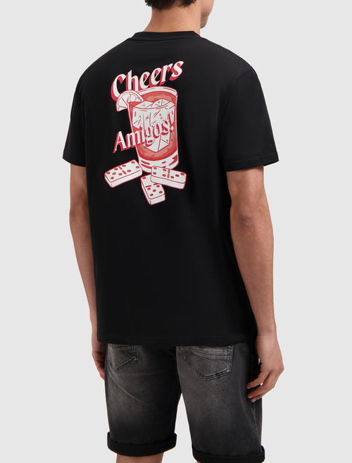 Juegos y Tragos T-shirt | Black