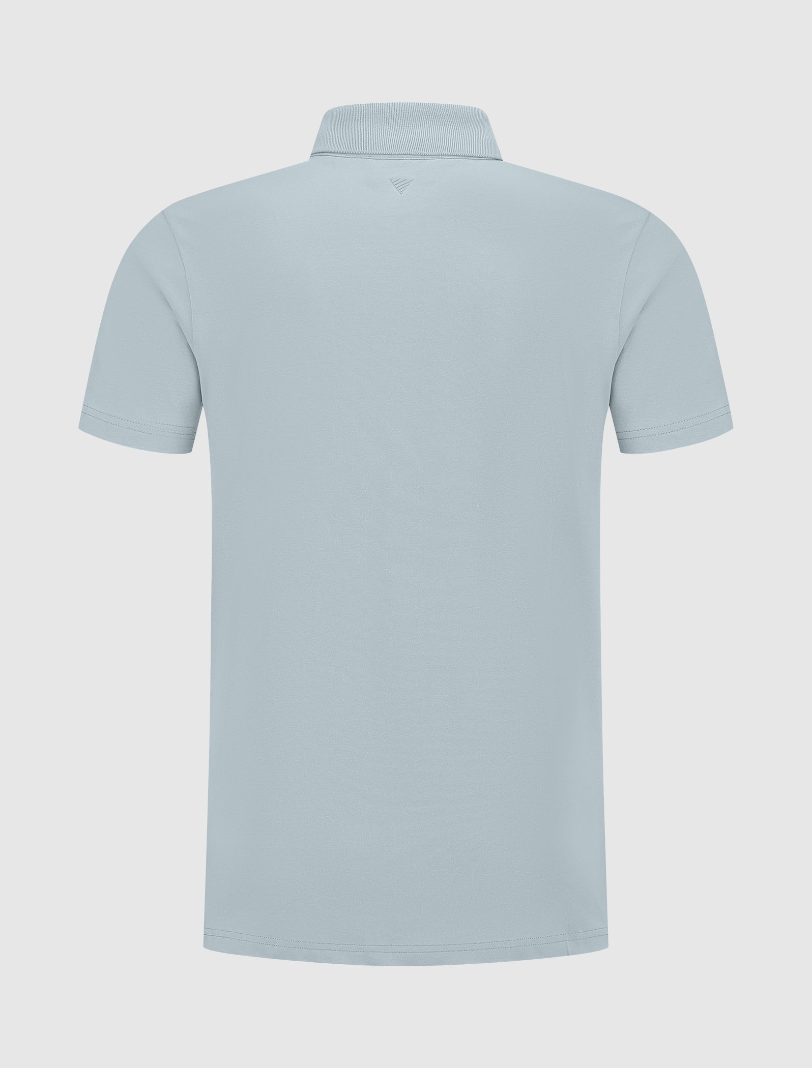 Essential Wordmark Polo | Blue Grey