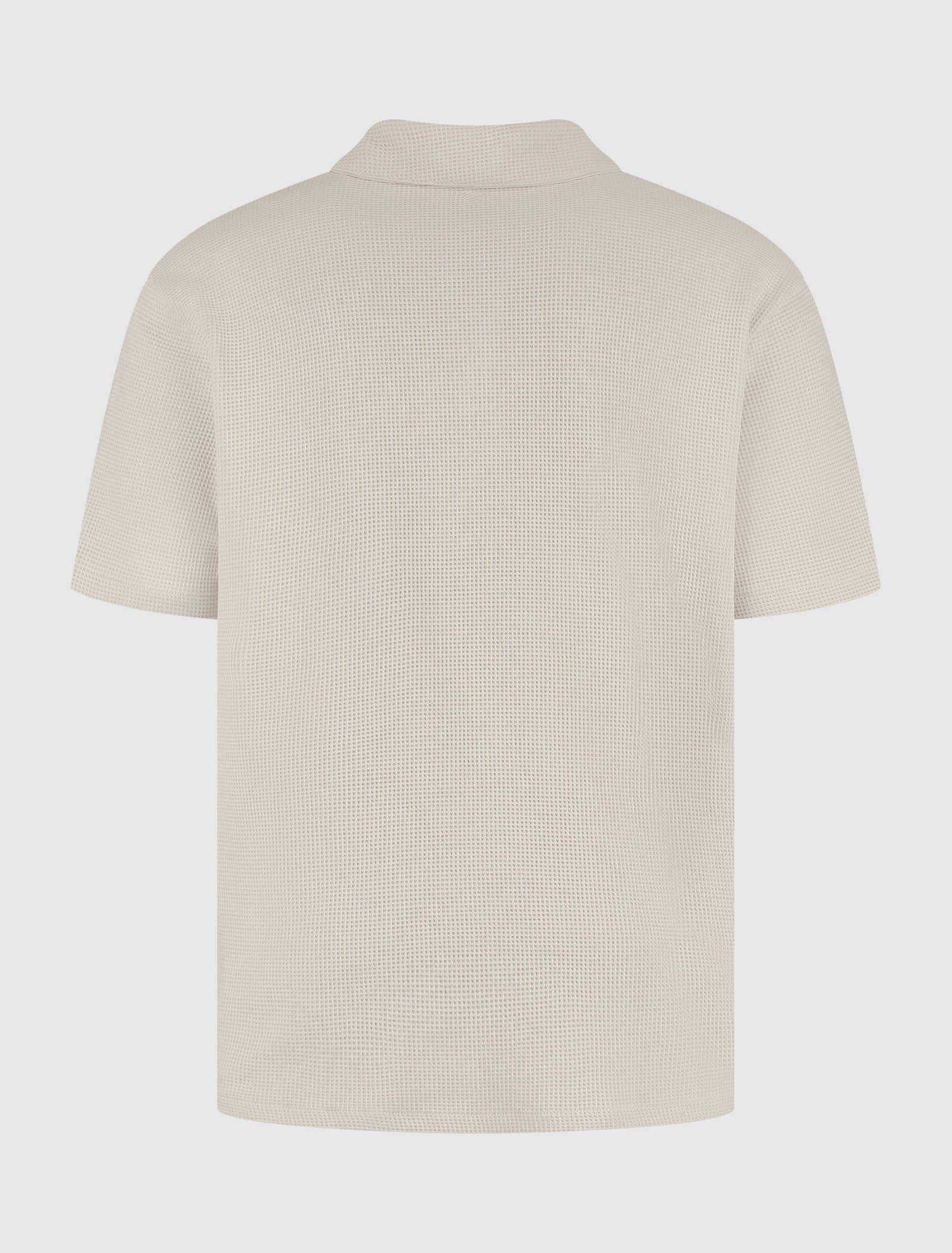 Initials Waffle Polo | Sand