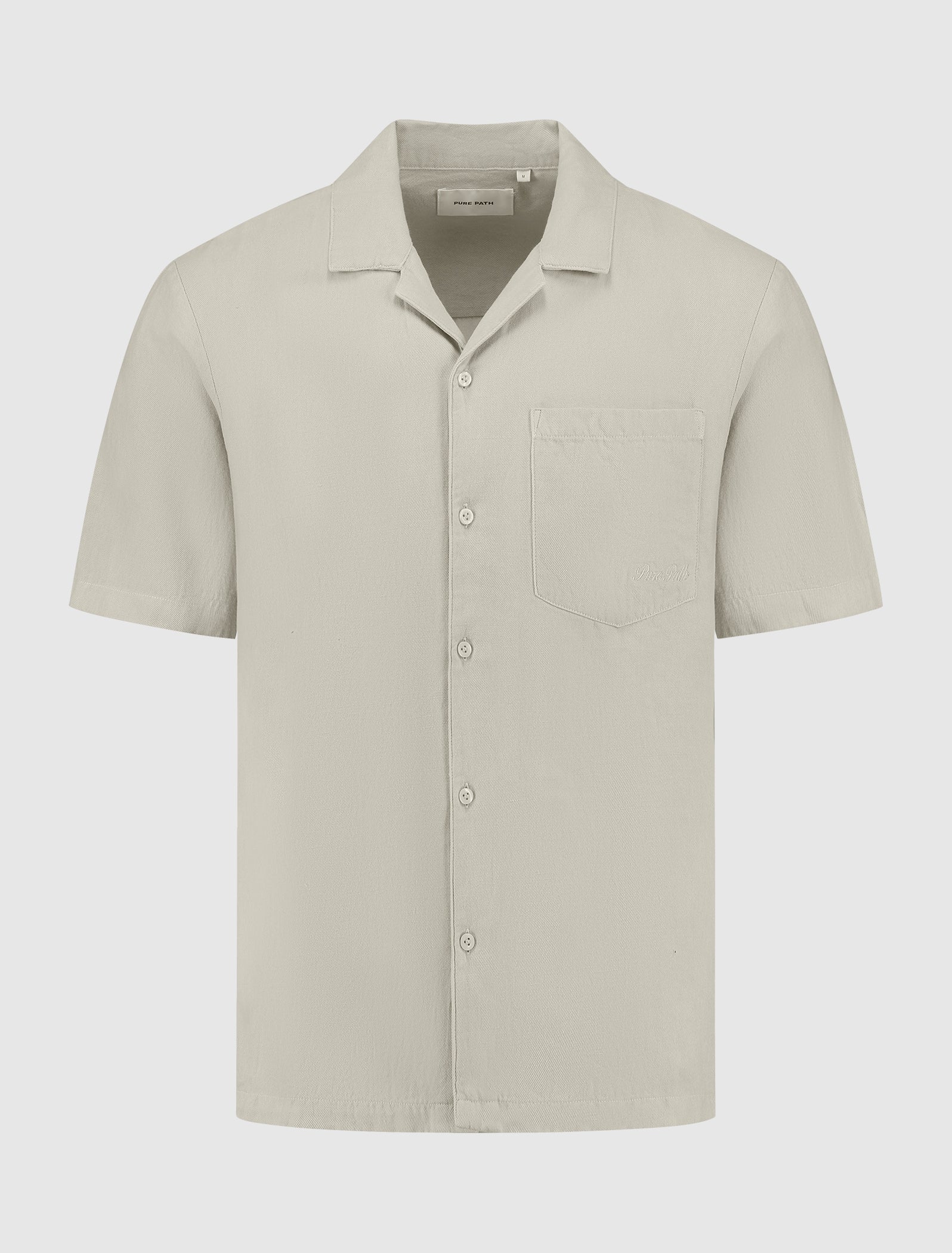 Short Sleeve Linen Shirt | Sand