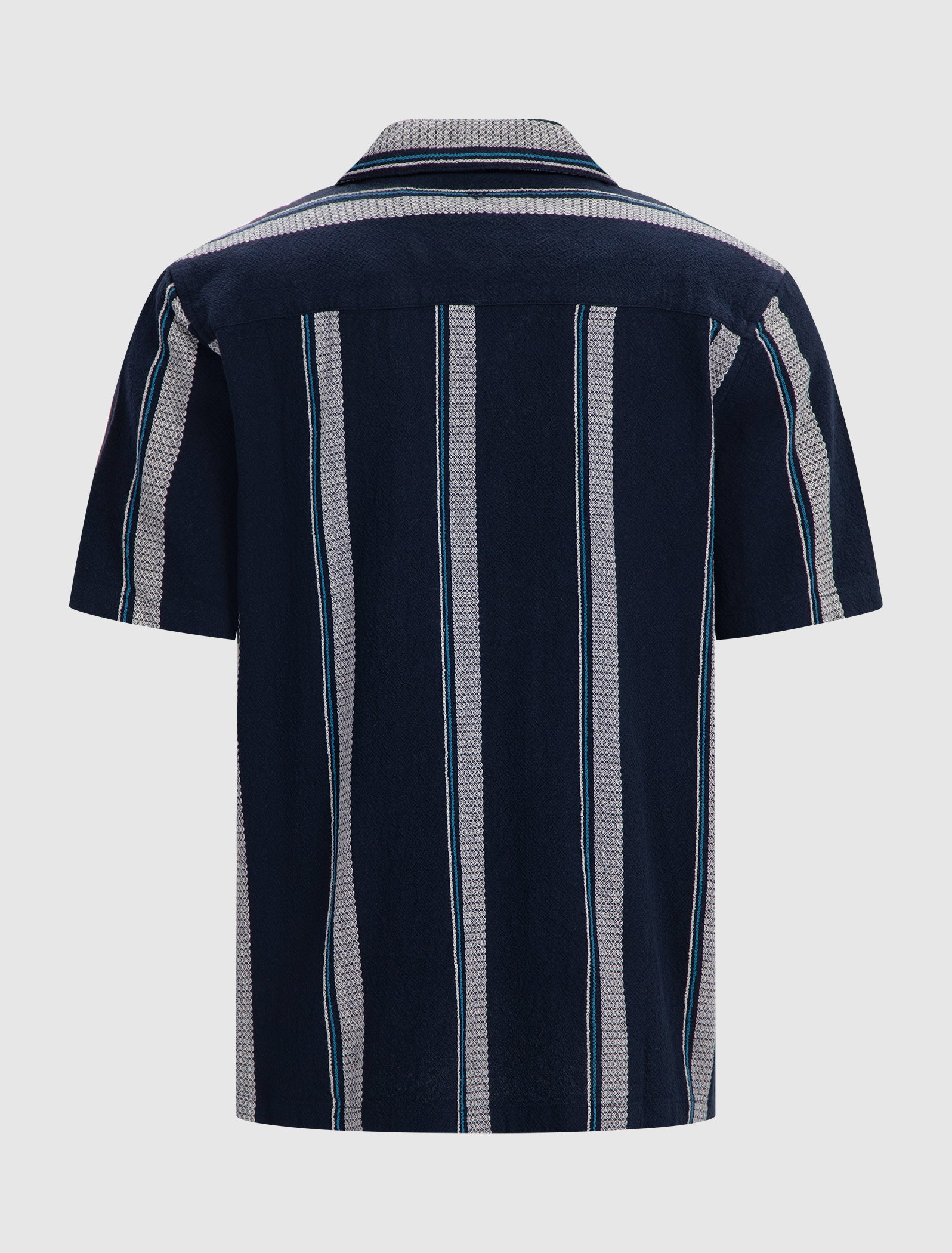 Cuban Collar Shirt | Navy