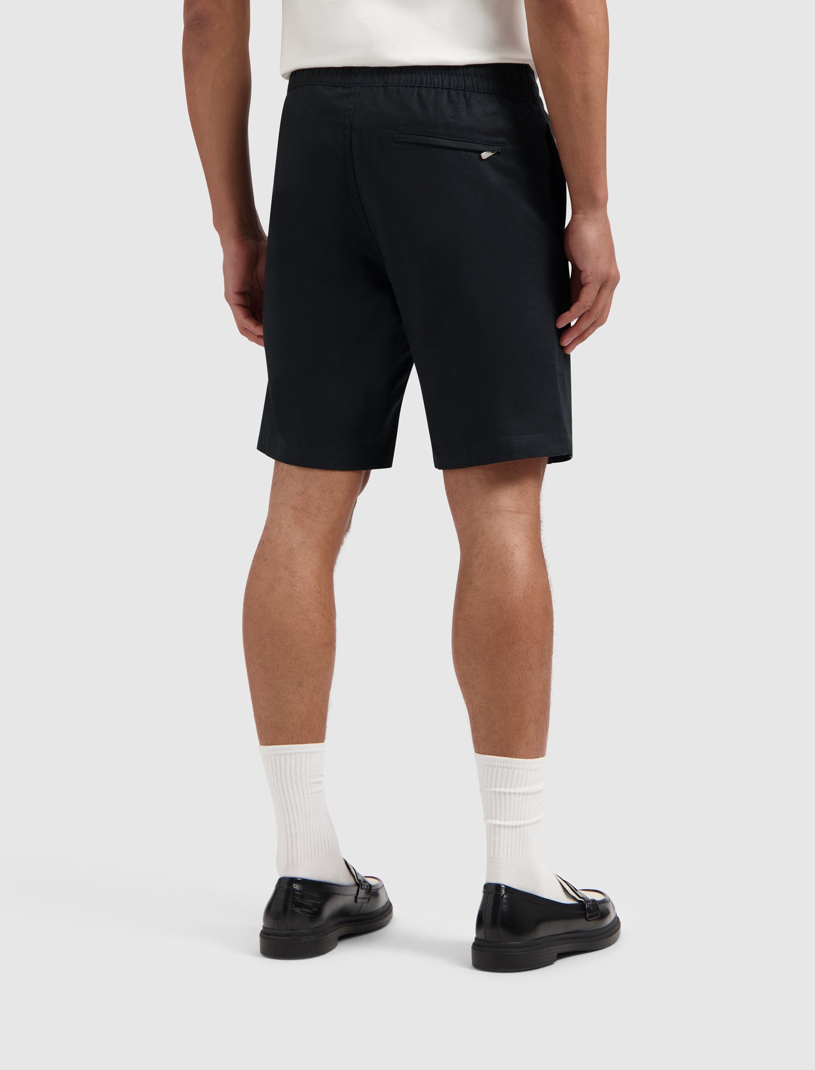 Linen Shorts | Black