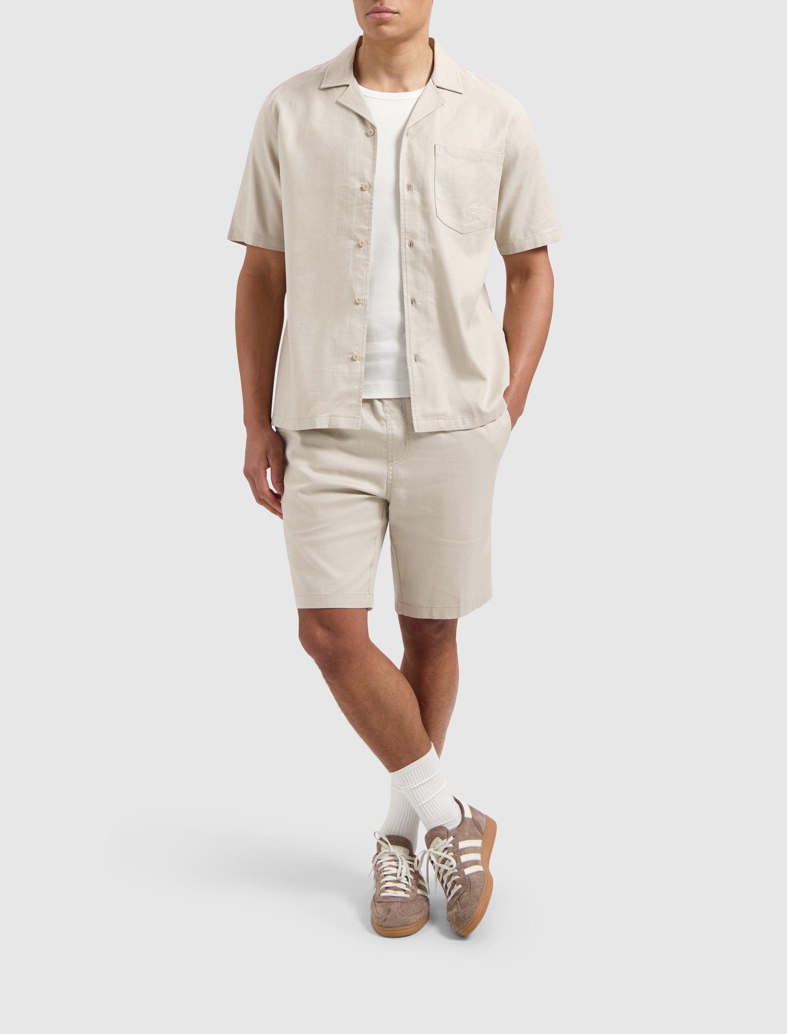 Linen Shorts | Sand