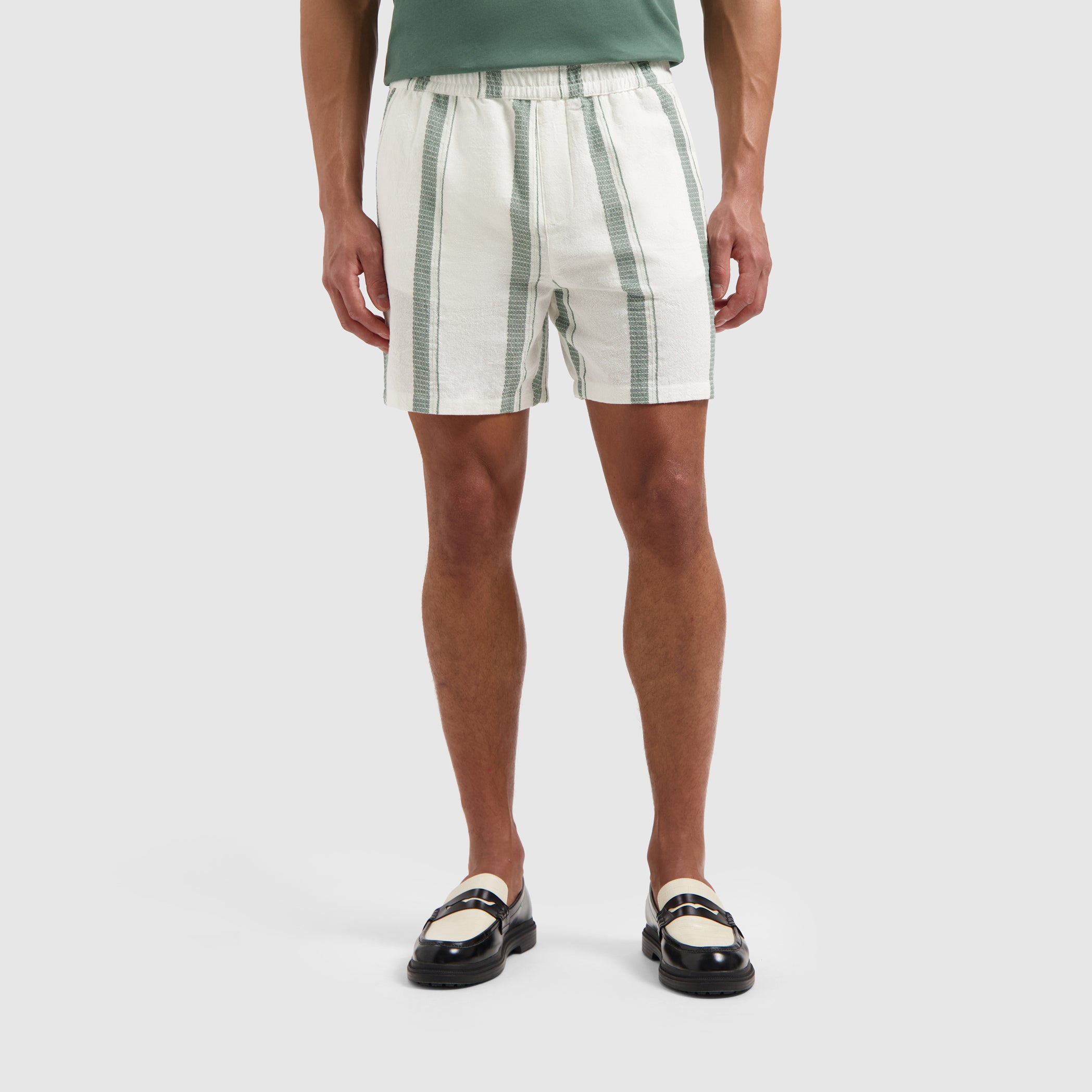 Cuban Striped Shorts | Off White