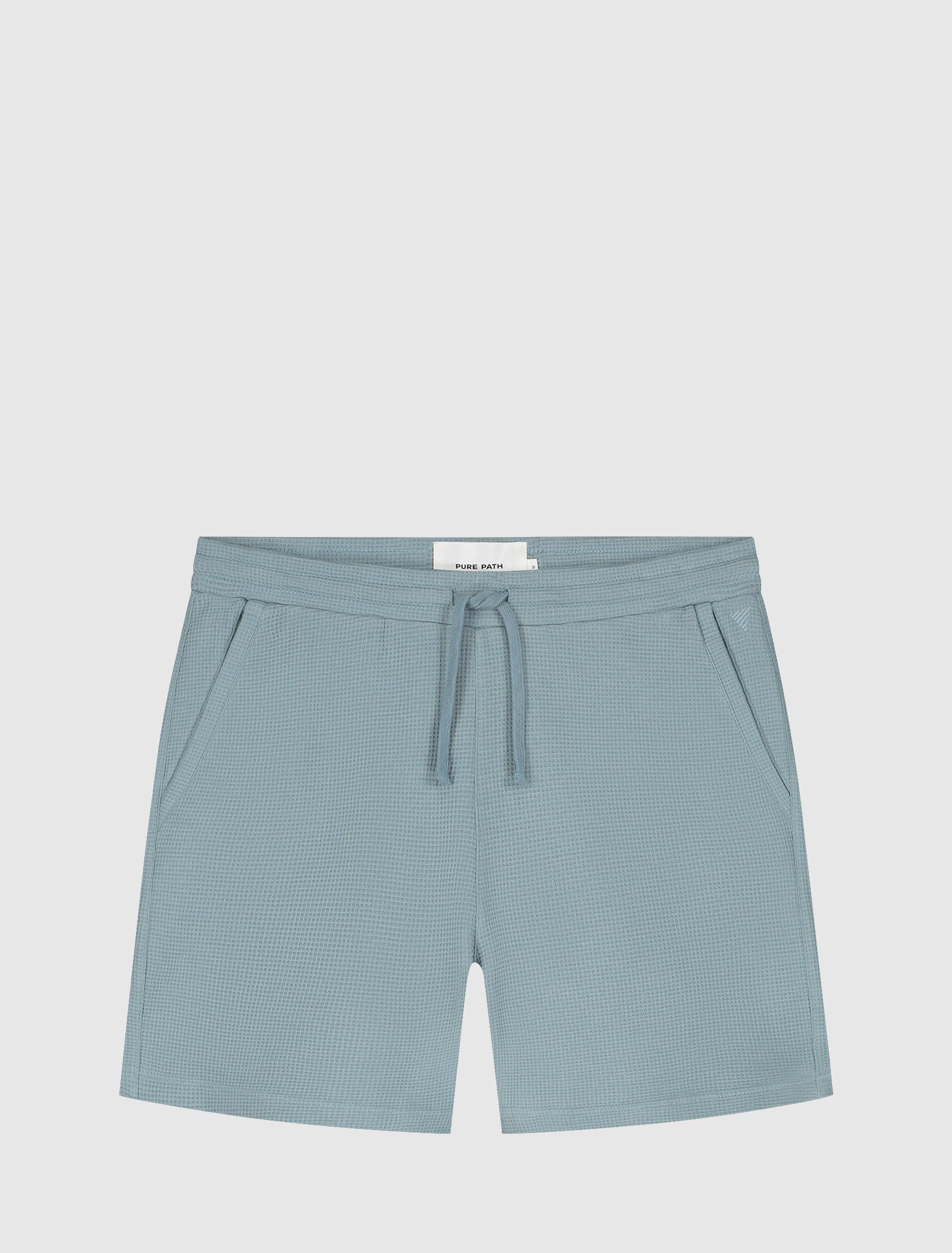Waffle Shorts | Blue Grey