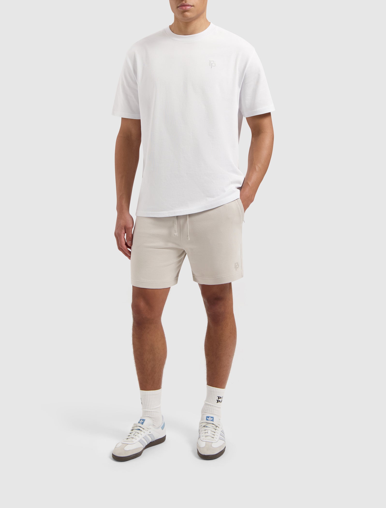 Initials Sweat Shorts | Sand