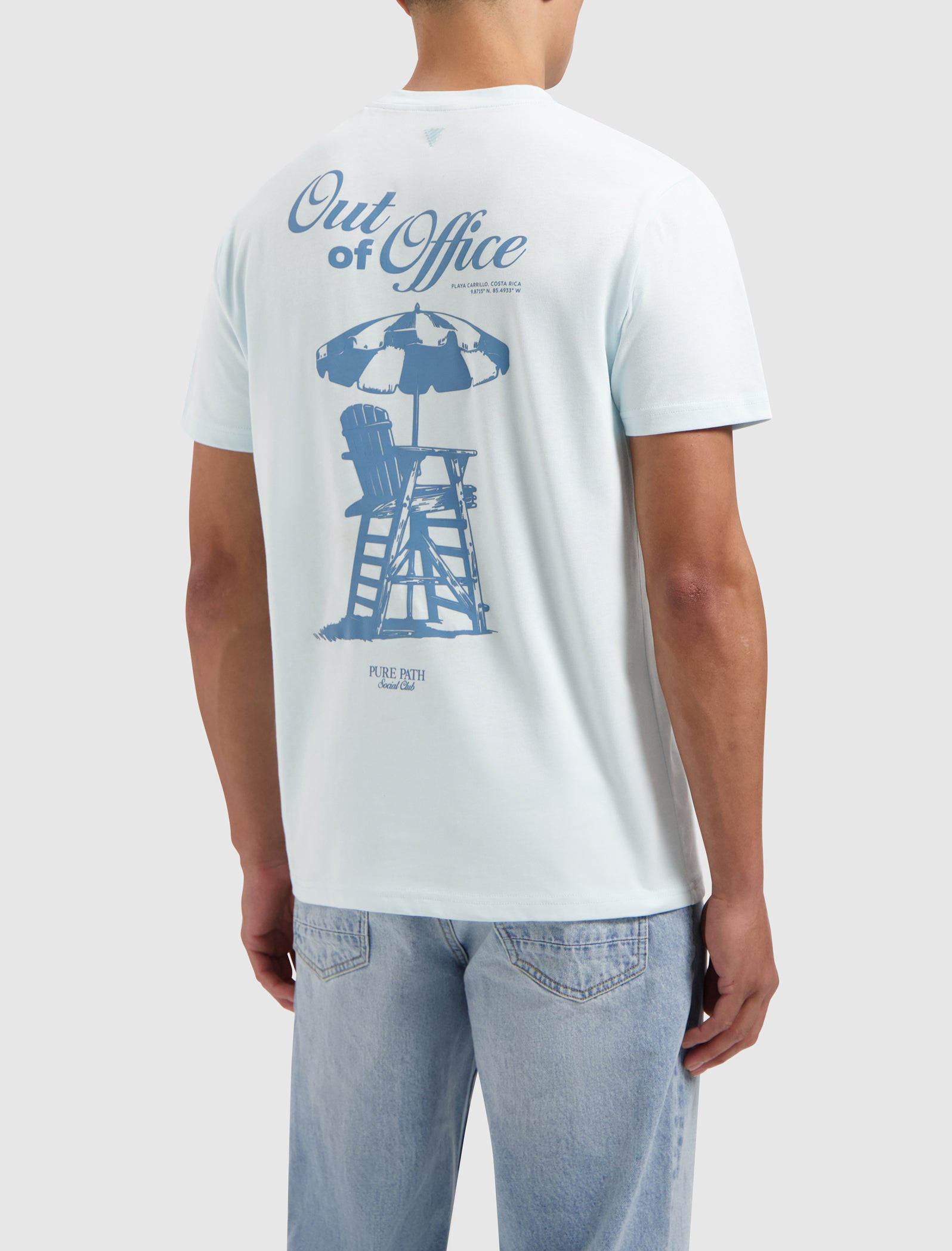 Vacation Mode On T-shirt | Light Blue