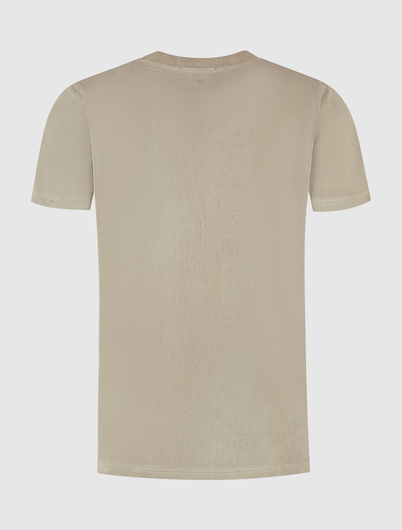 Cursive Terry T-shirt | Taupe