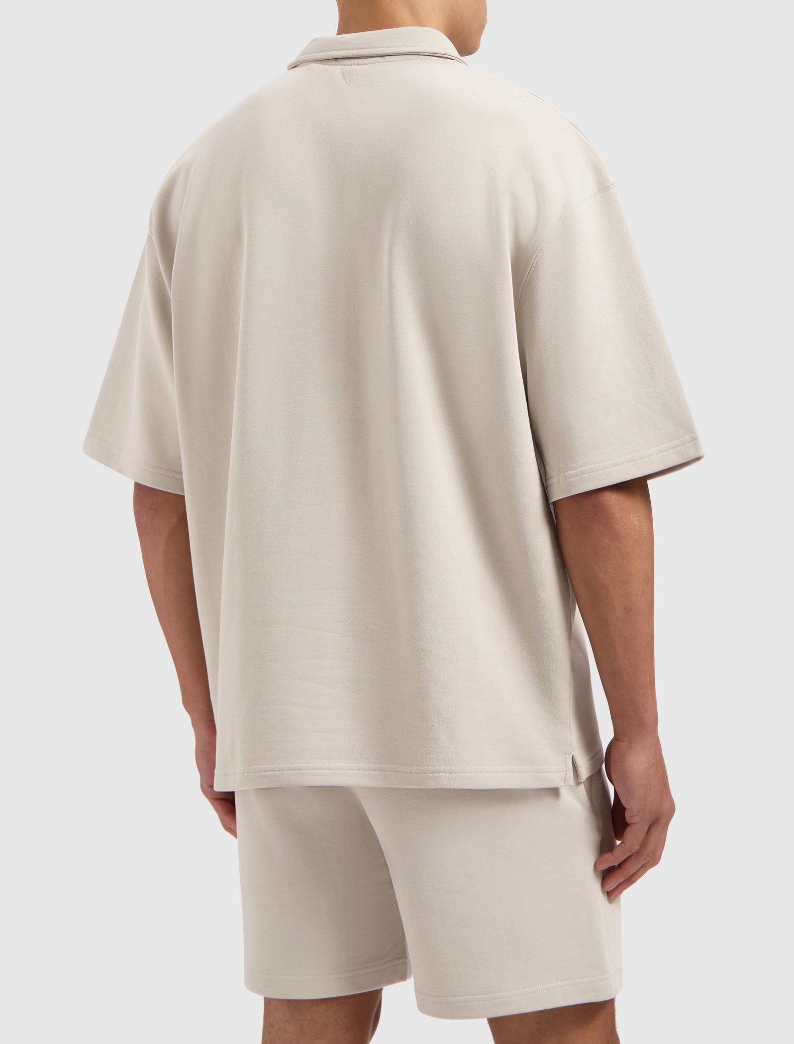 Initials Polo Sweater | Sand