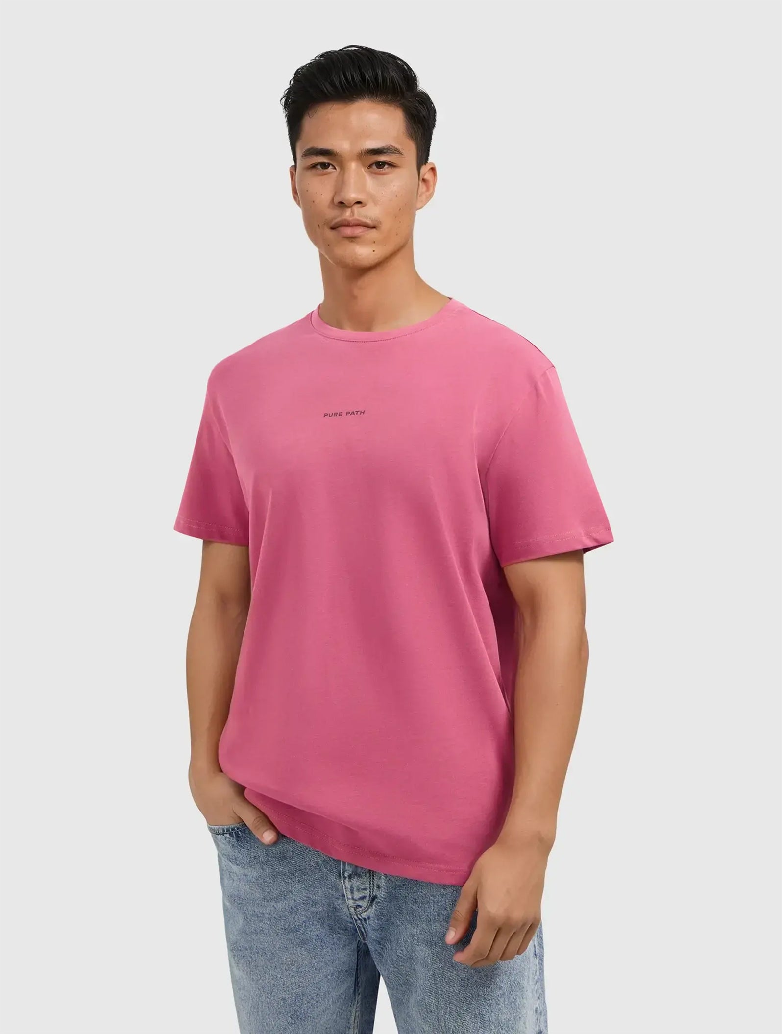 Essential Logo T-shirt | Raspberry