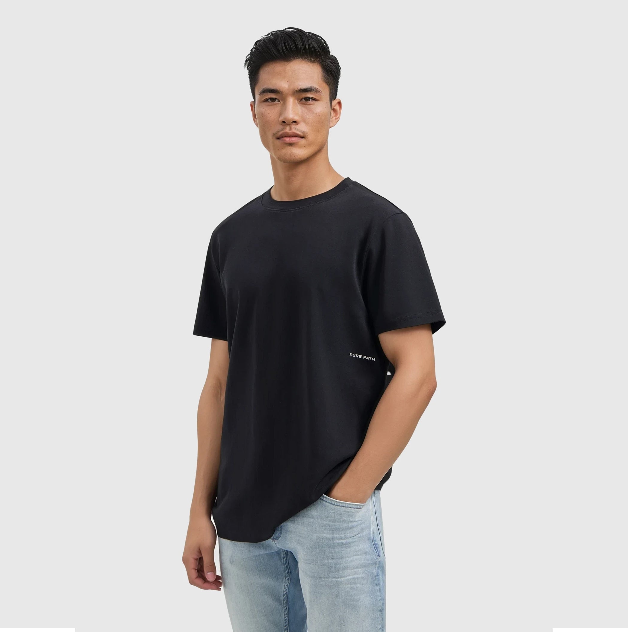 Sideline Wordmark T-shirt | Black