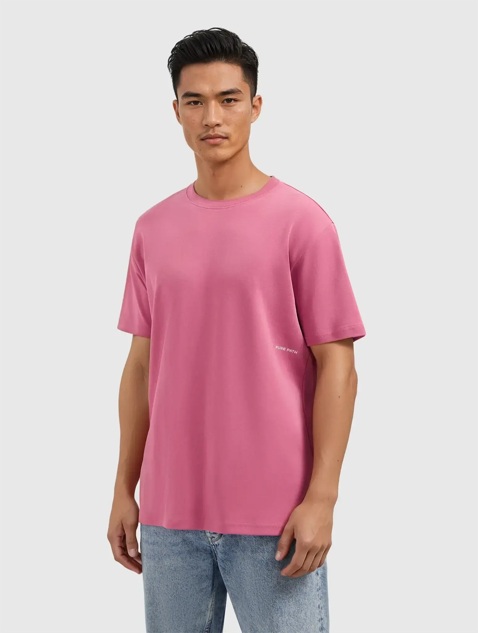 Sideline Wordmark T-shirt | Raspberry