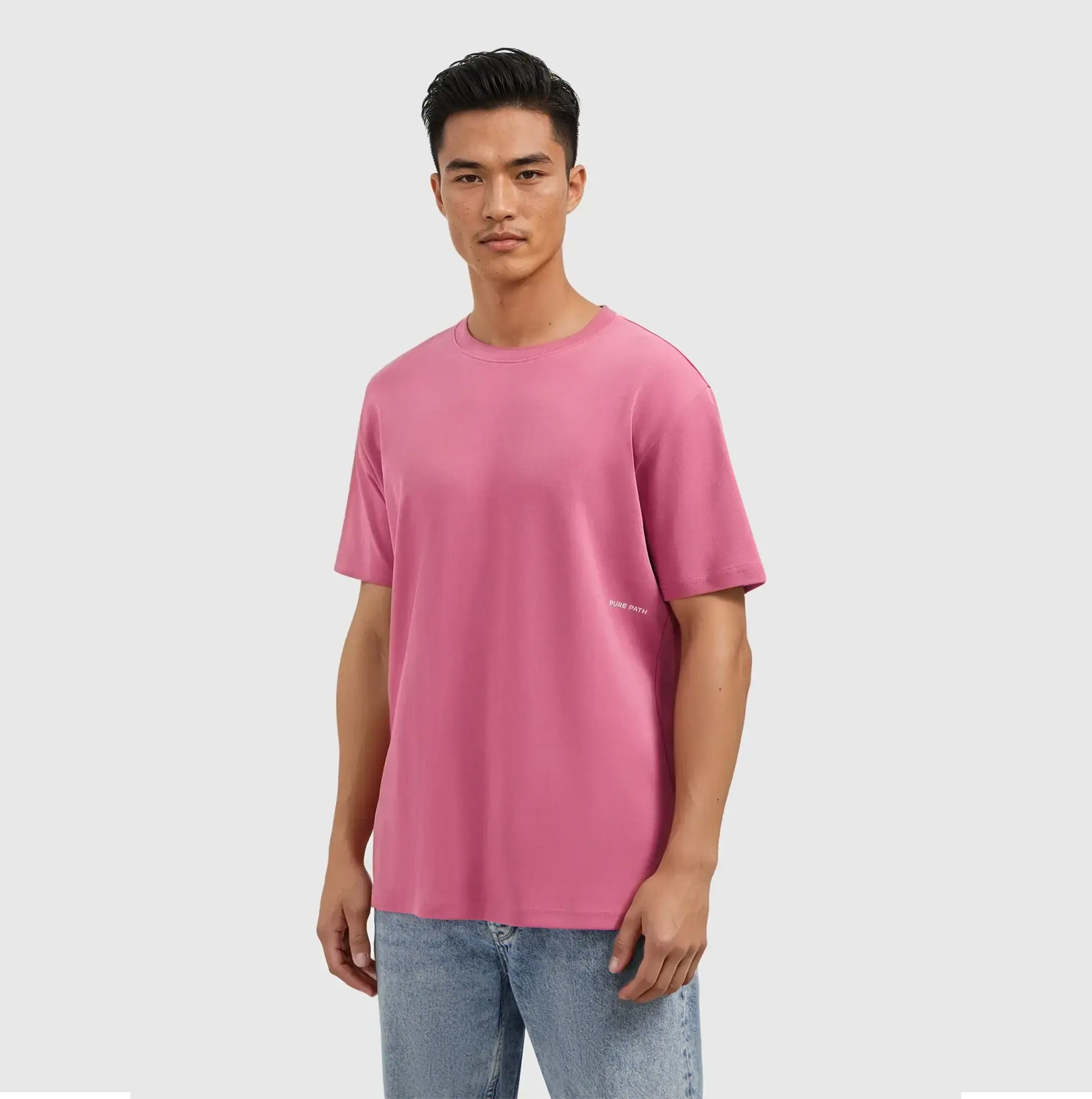 Sideline Wordmark T-shirt | Raspberry