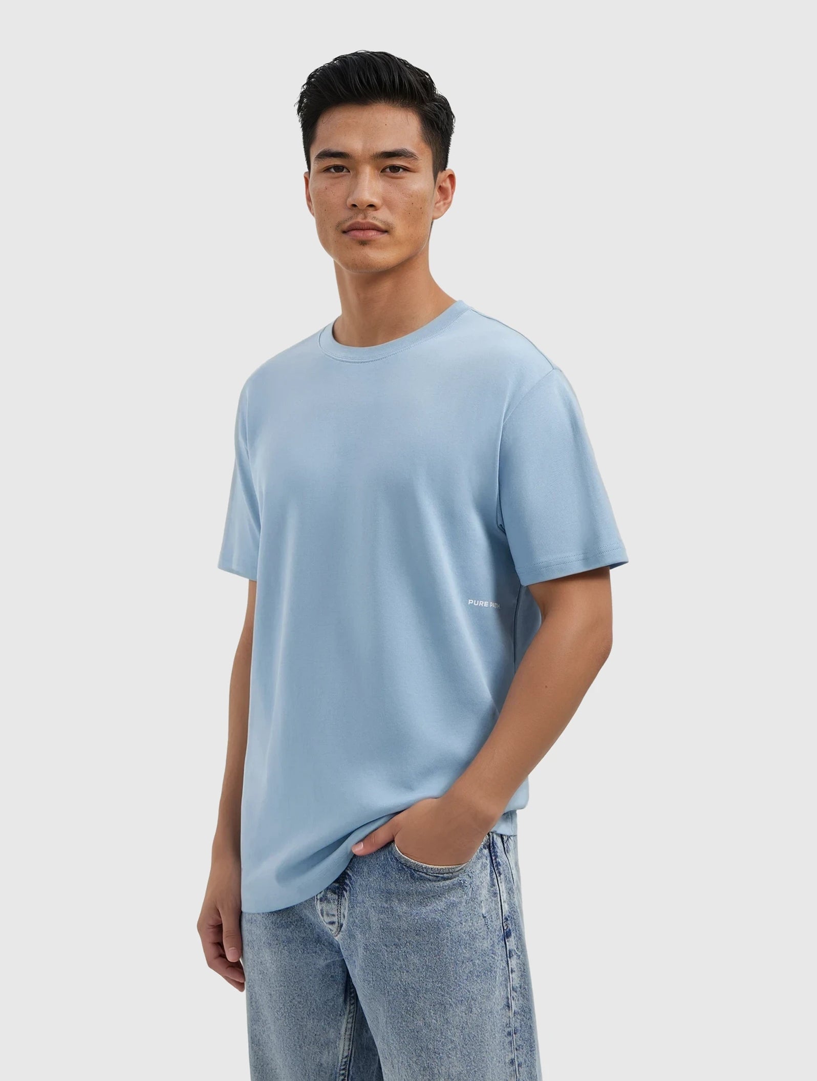 Sideline Wordmark T-shirt | Mid Blue