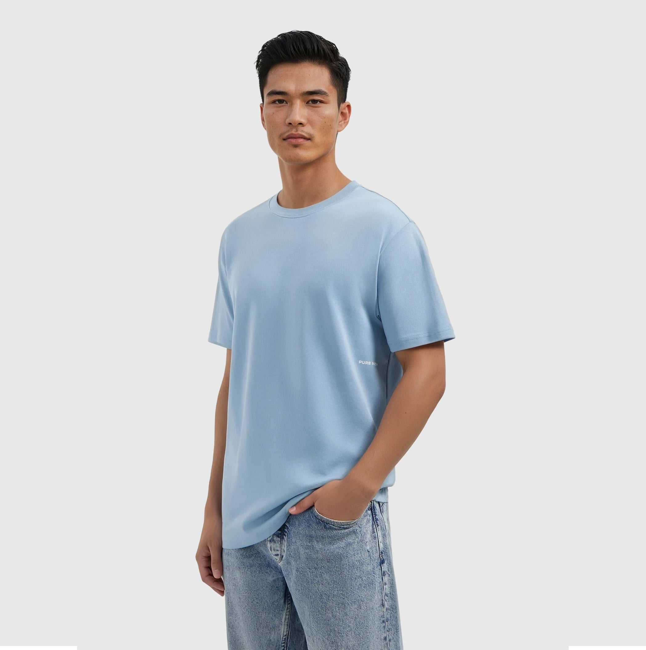Sideline Wordmark T-shirt | Mid Blue