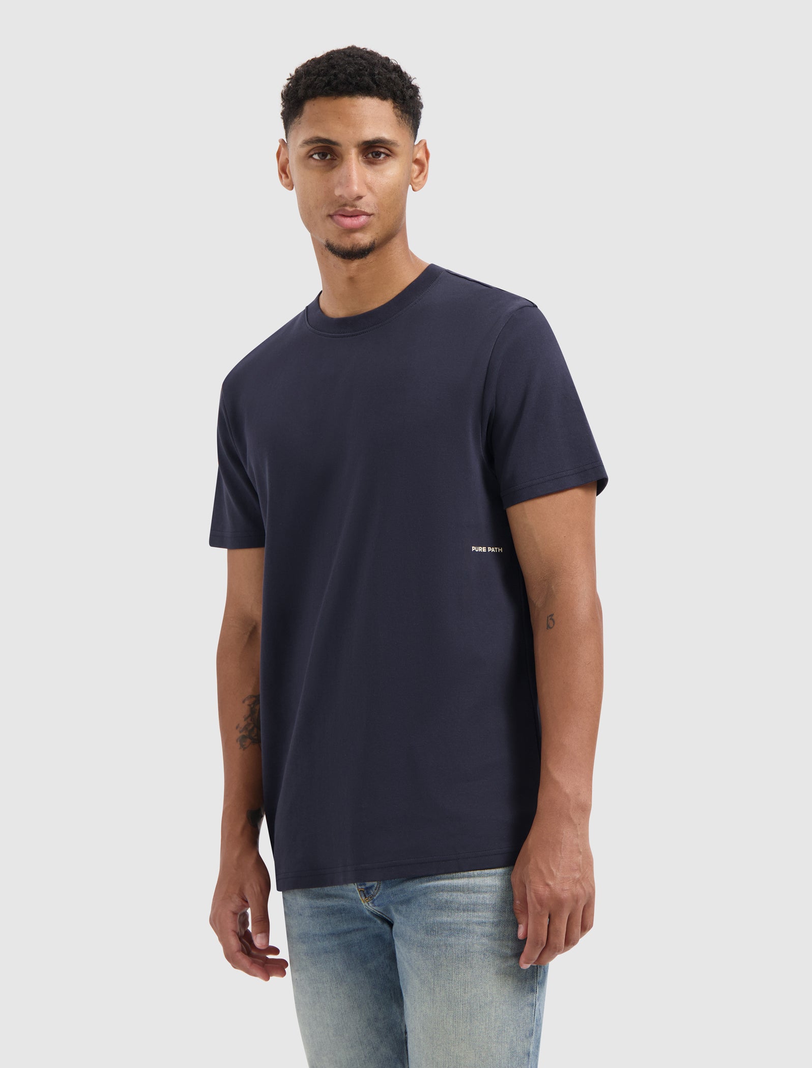 Sideline Wordmark T-shirt | Dark Navy