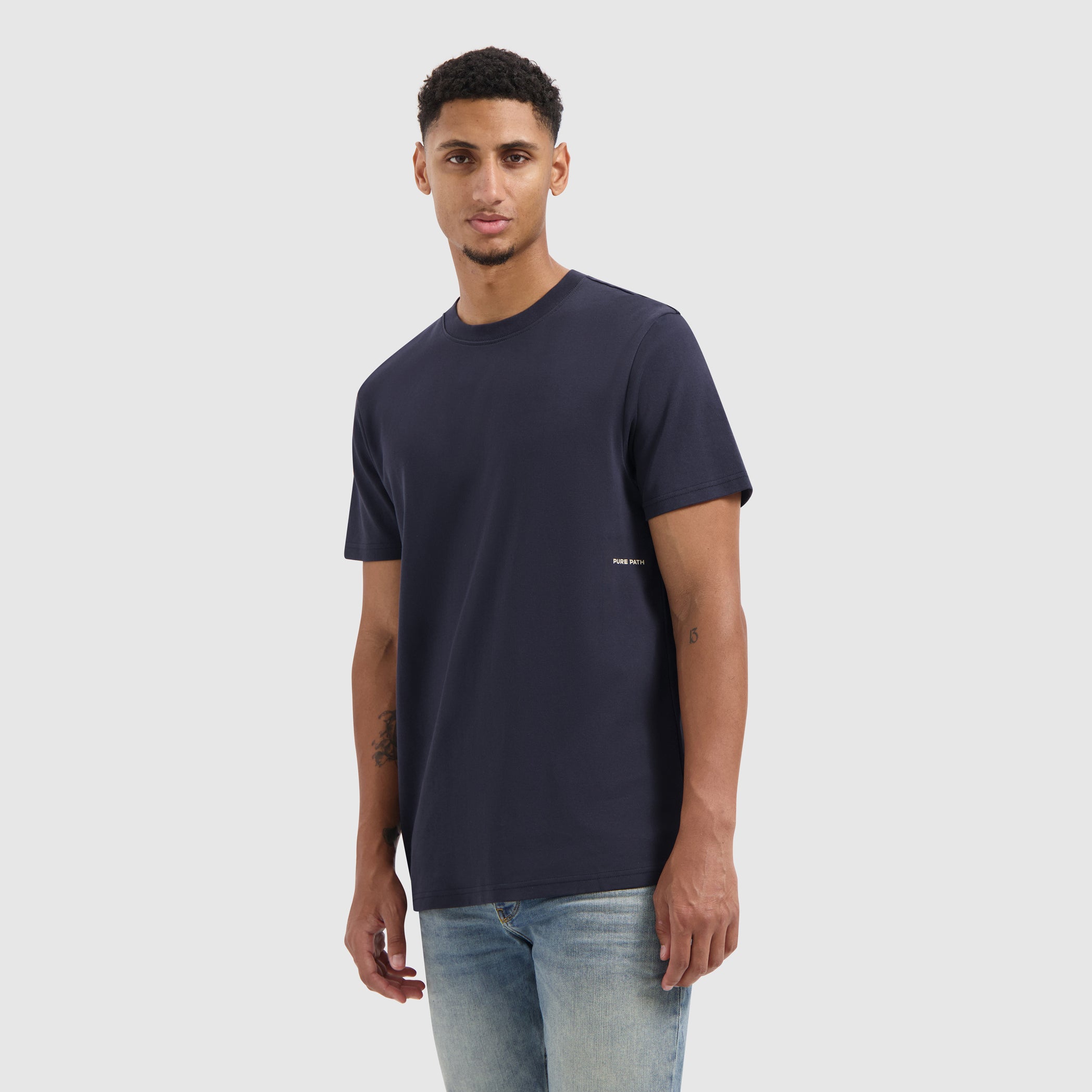 Sideline Wordmark T-shirt | Dark Navy