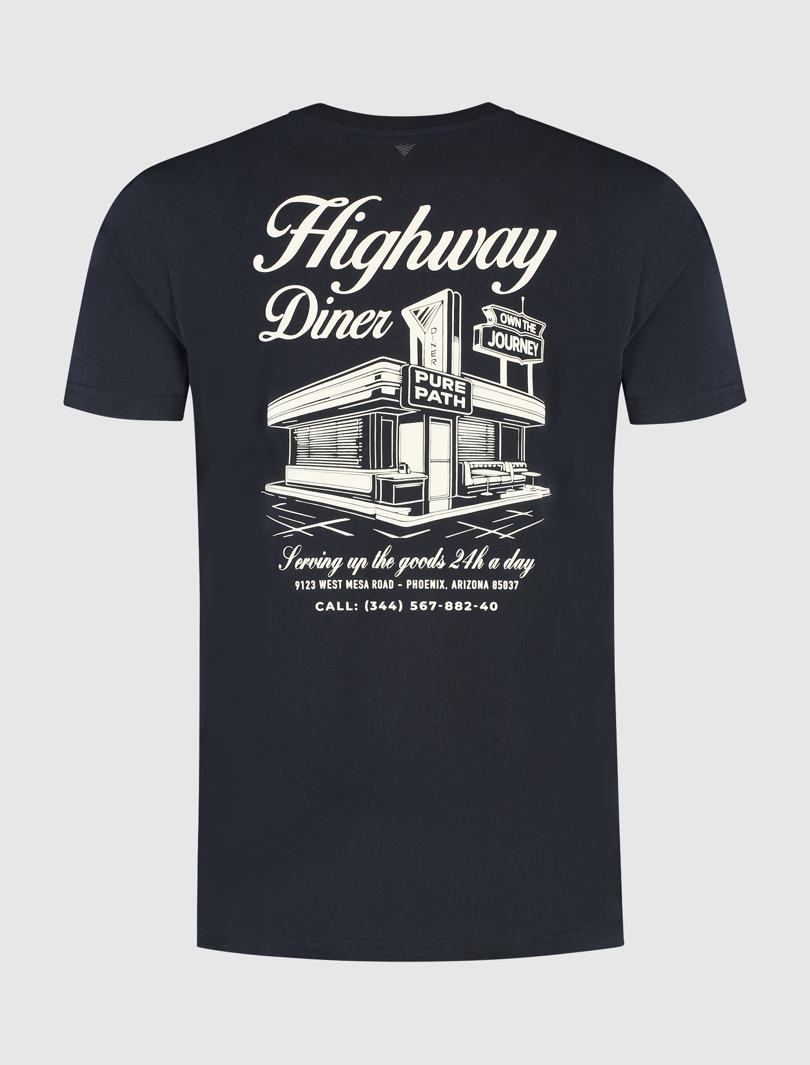Highway Diner T-shirt | Dark Navy