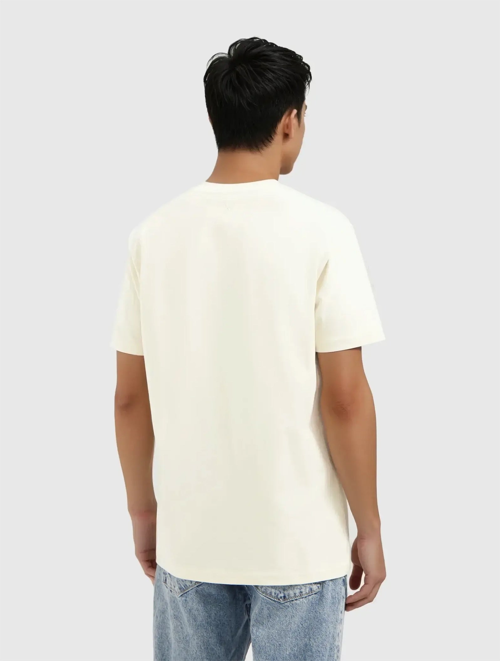 Chain Stitch T-shirt | Ecru