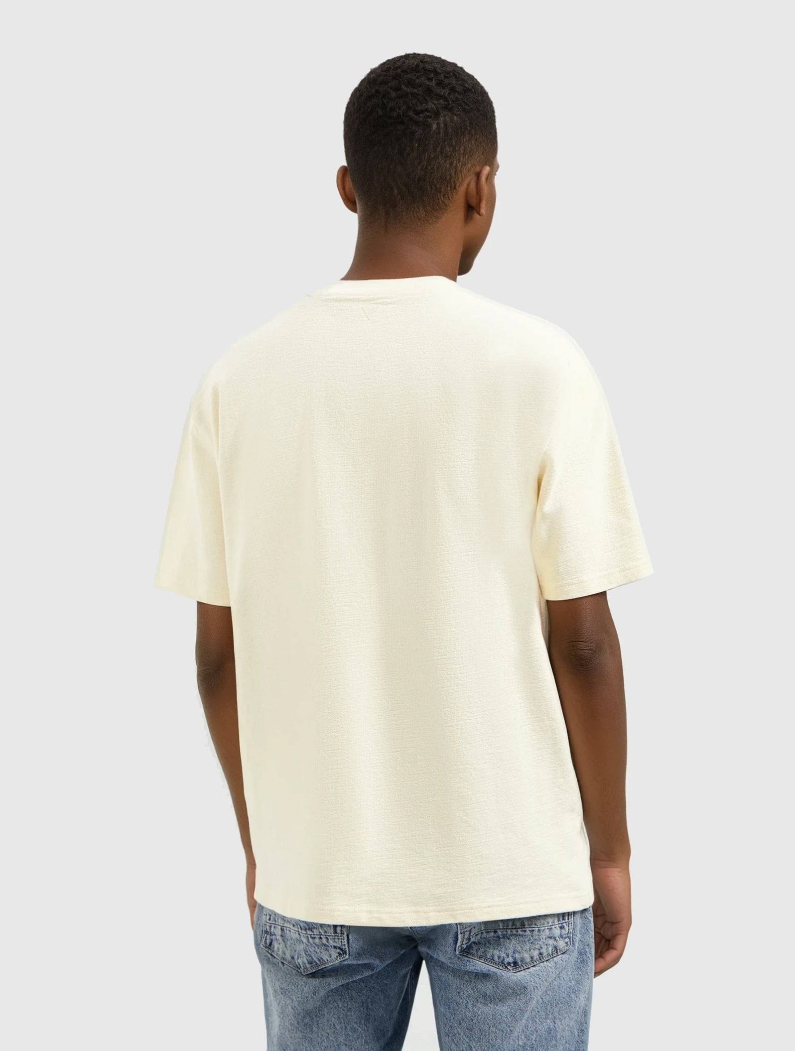 Structure Pocket T-shirt | Ecru