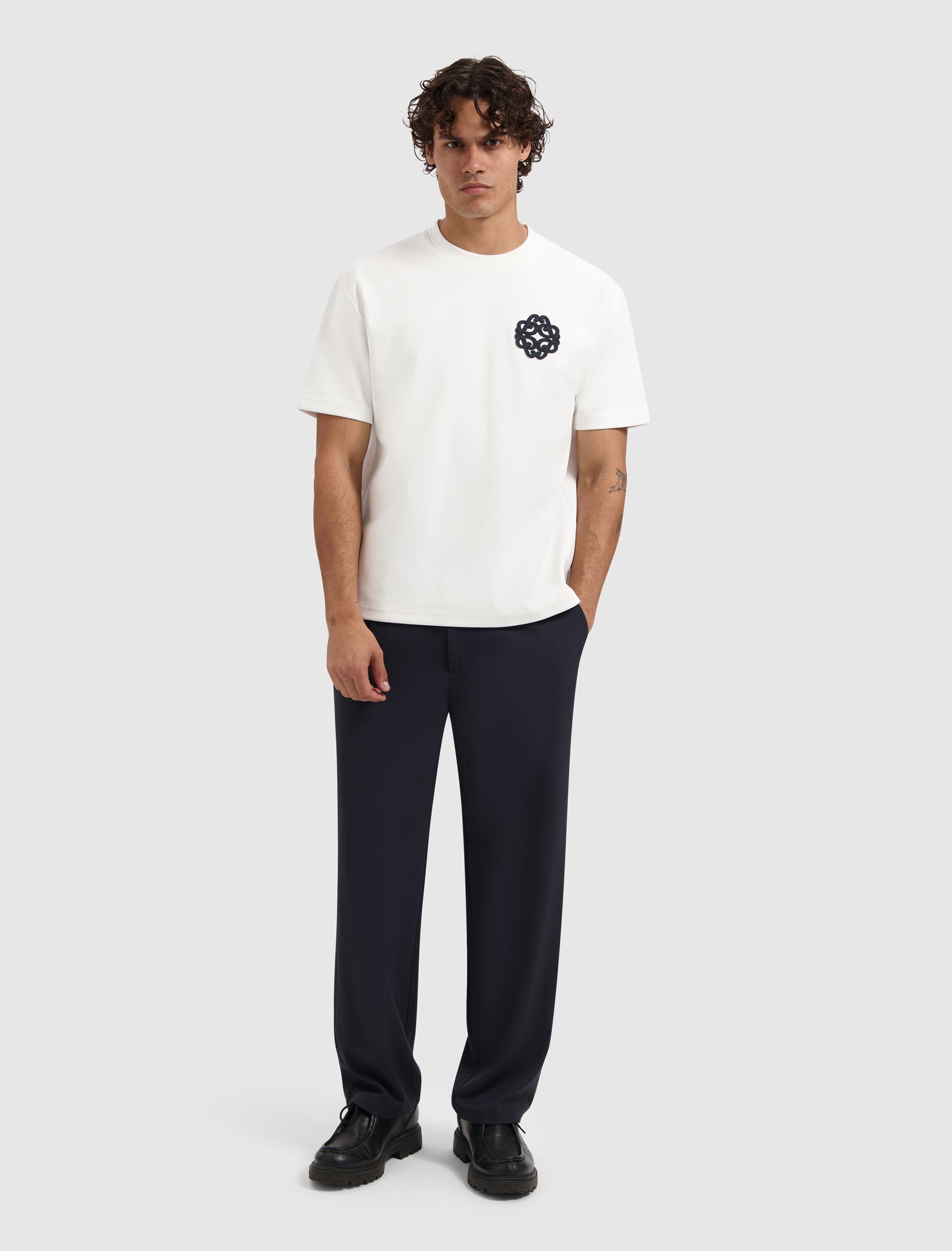 Emblem Logo T-shirt | White
