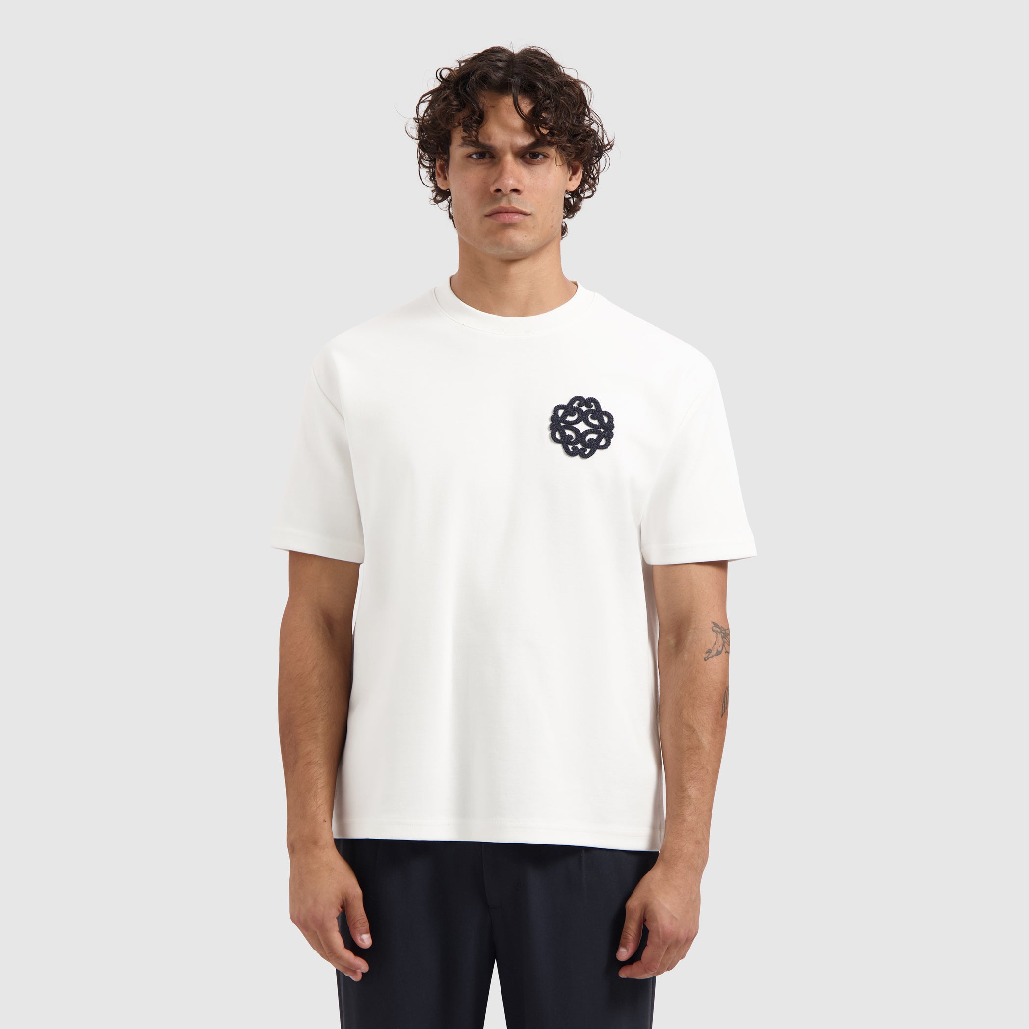 Emblem Logo T-shirt | White