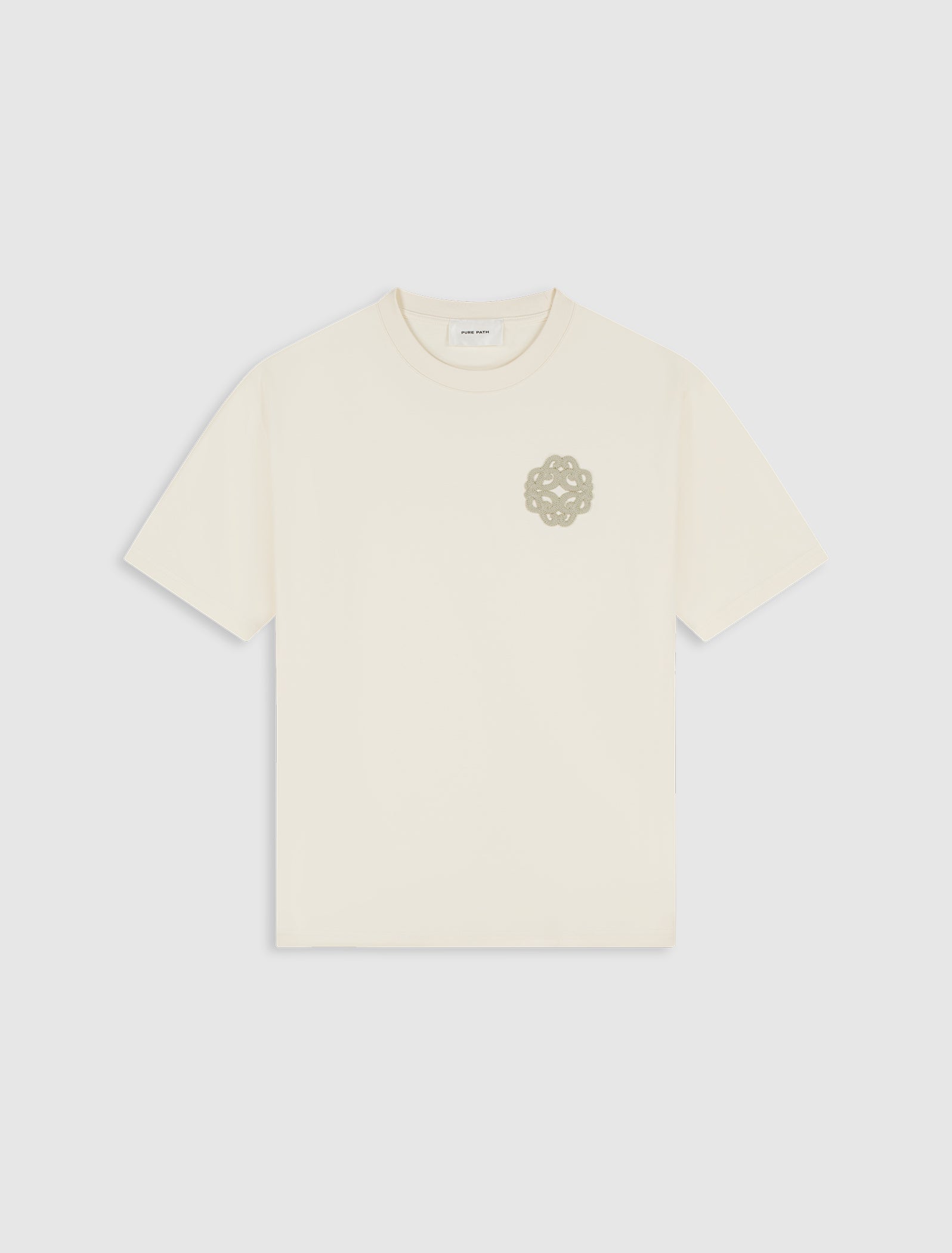 Emblem Logo T-shirt | Ecru