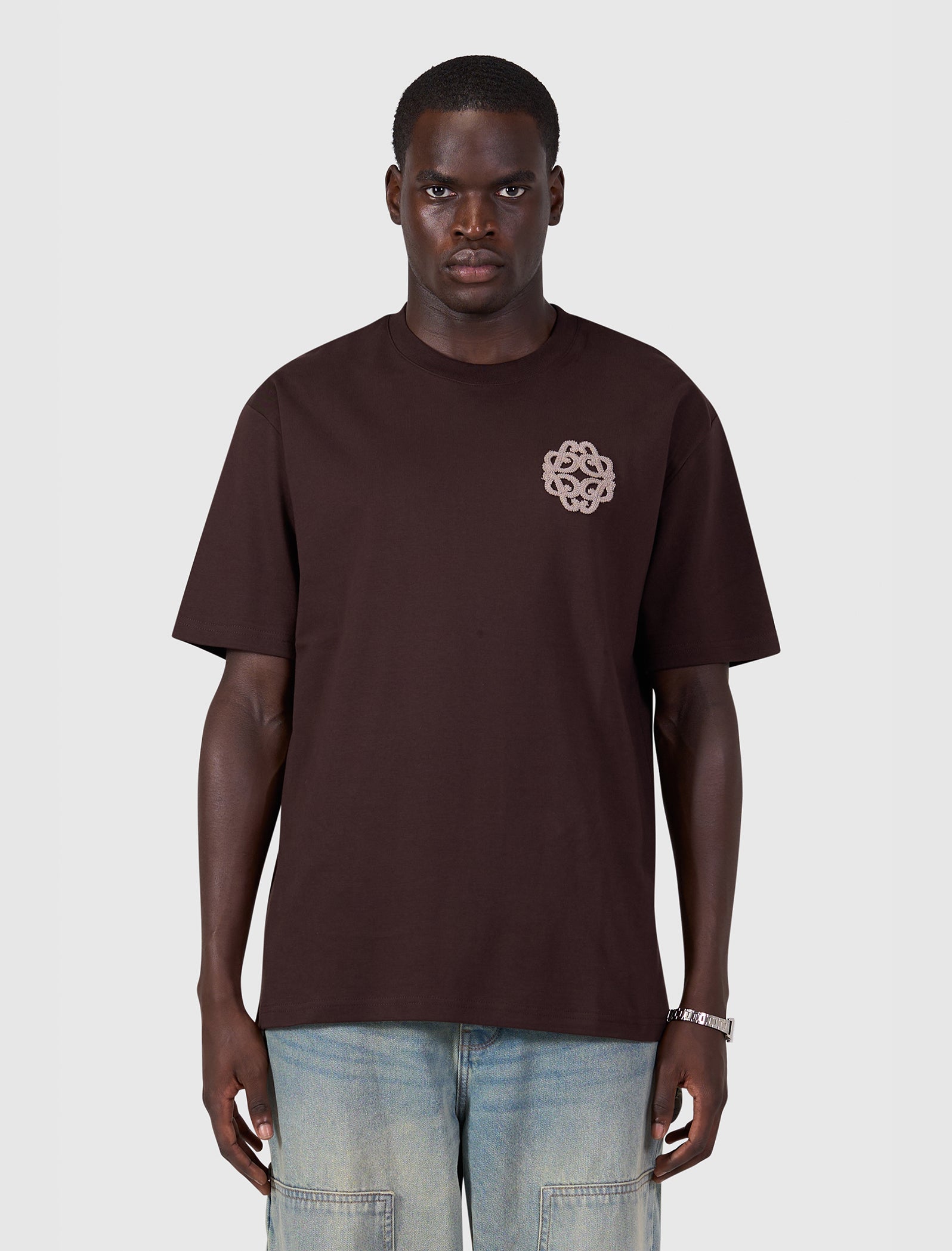Emblem Logo T-shirt | Dark Brown