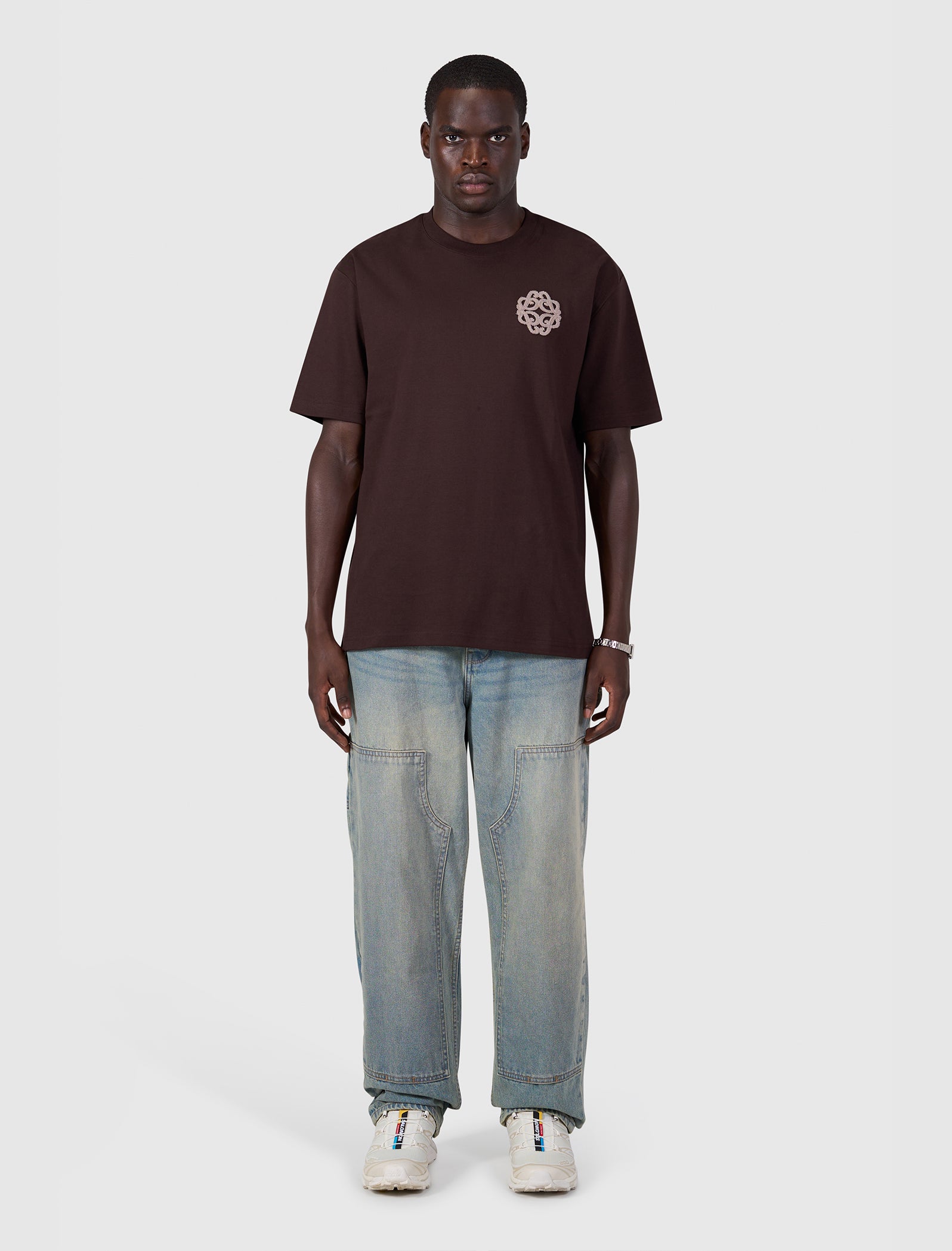 Emblem Logo T-shirt | Dark Brown