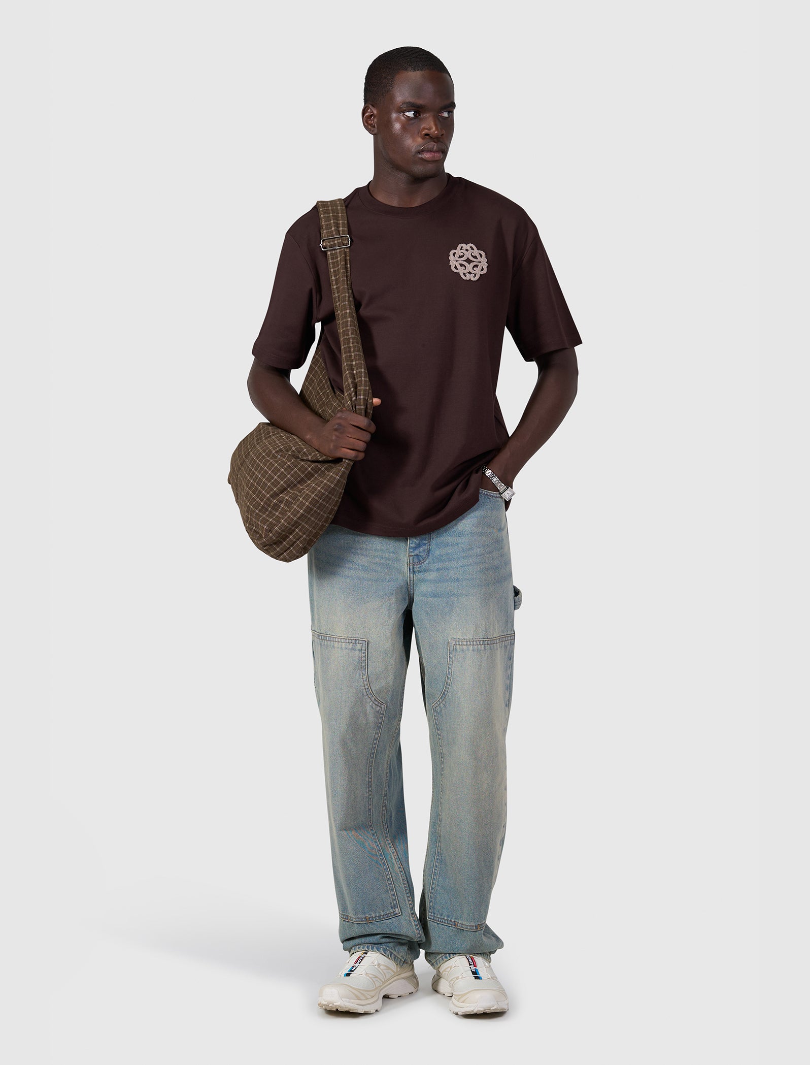 Emblem Logo T-shirt | Dark Brown