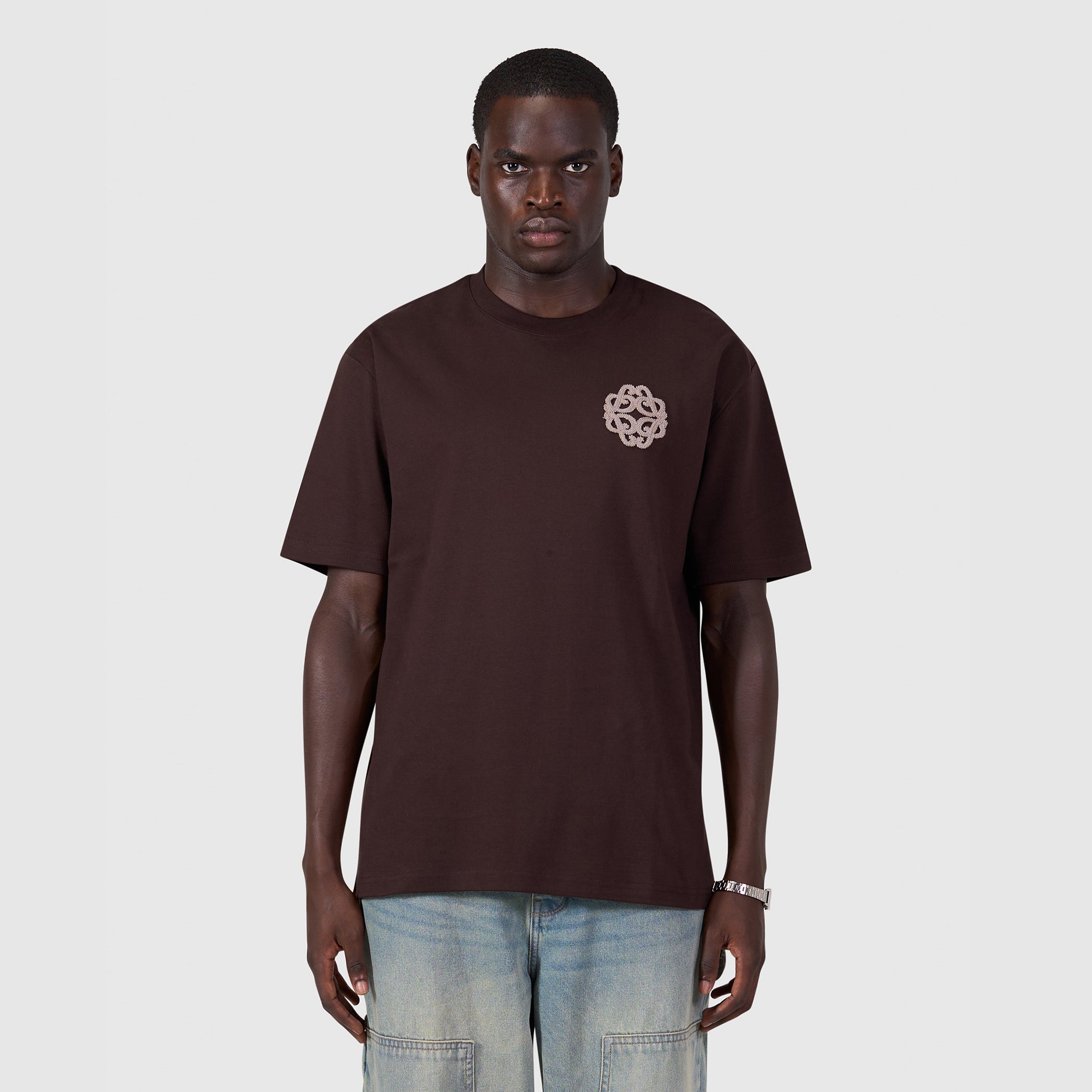 Emblem Logo T-shirt | Dark Brown