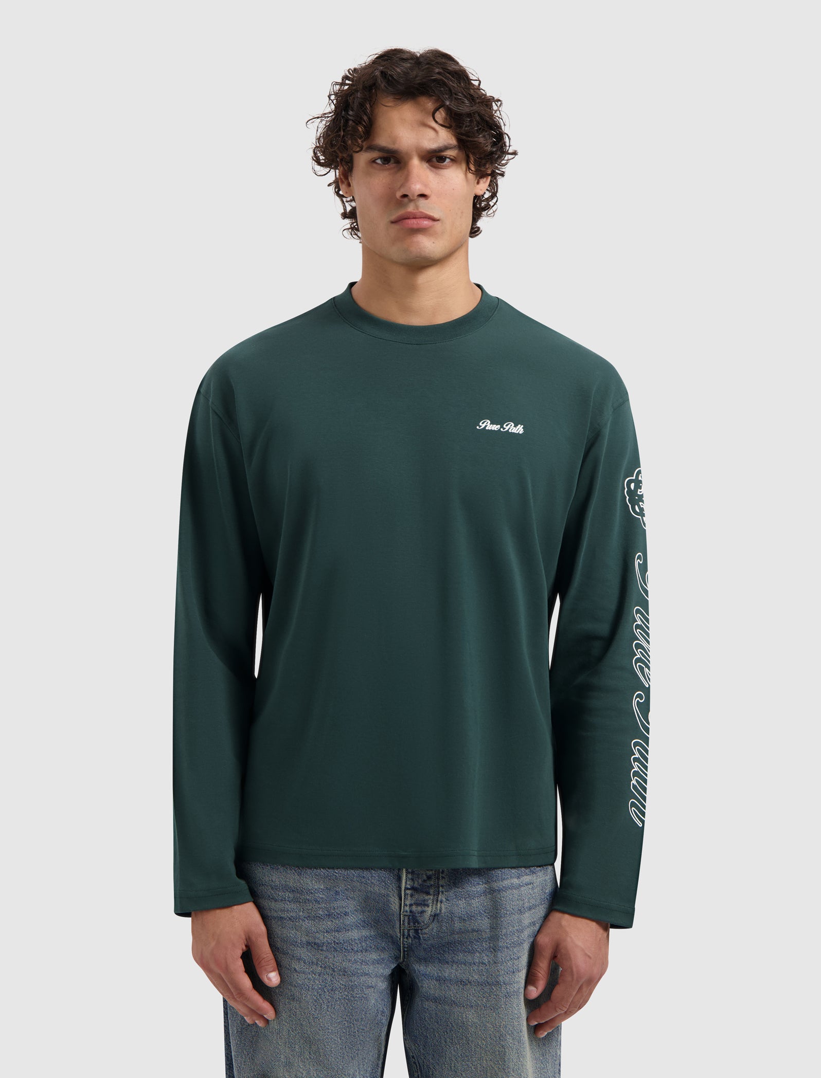 Essence Of Life Longsleeve T-shirt | Dark Green