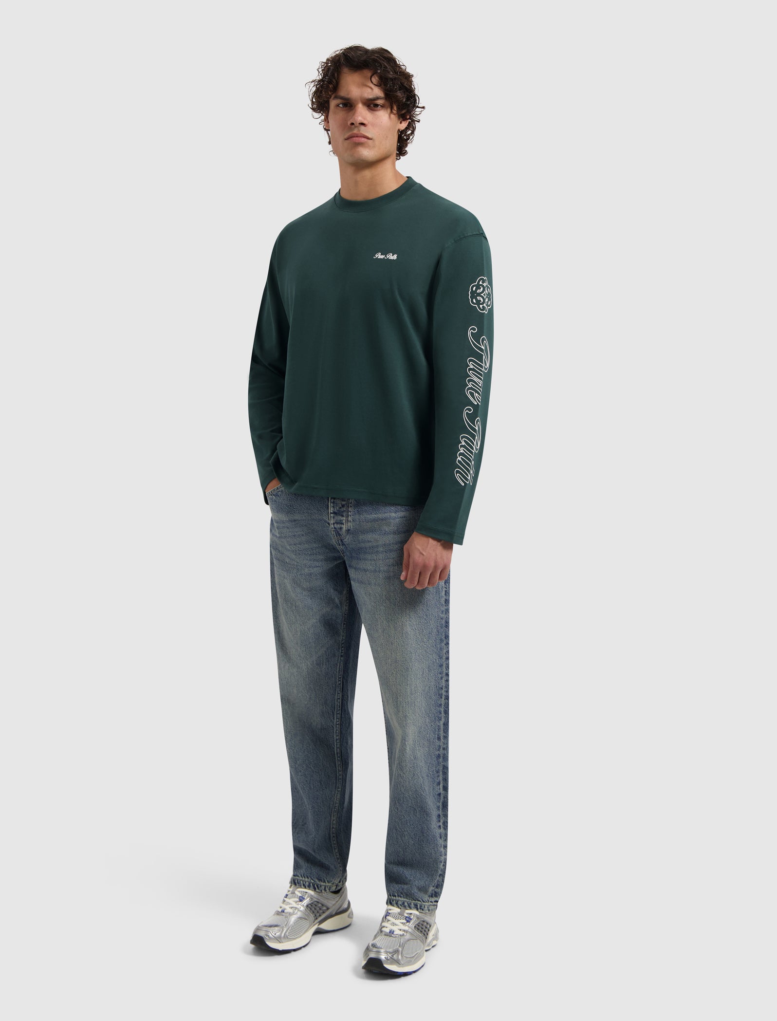 Essence Of Life Longsleeve T-shirt | Dark Green