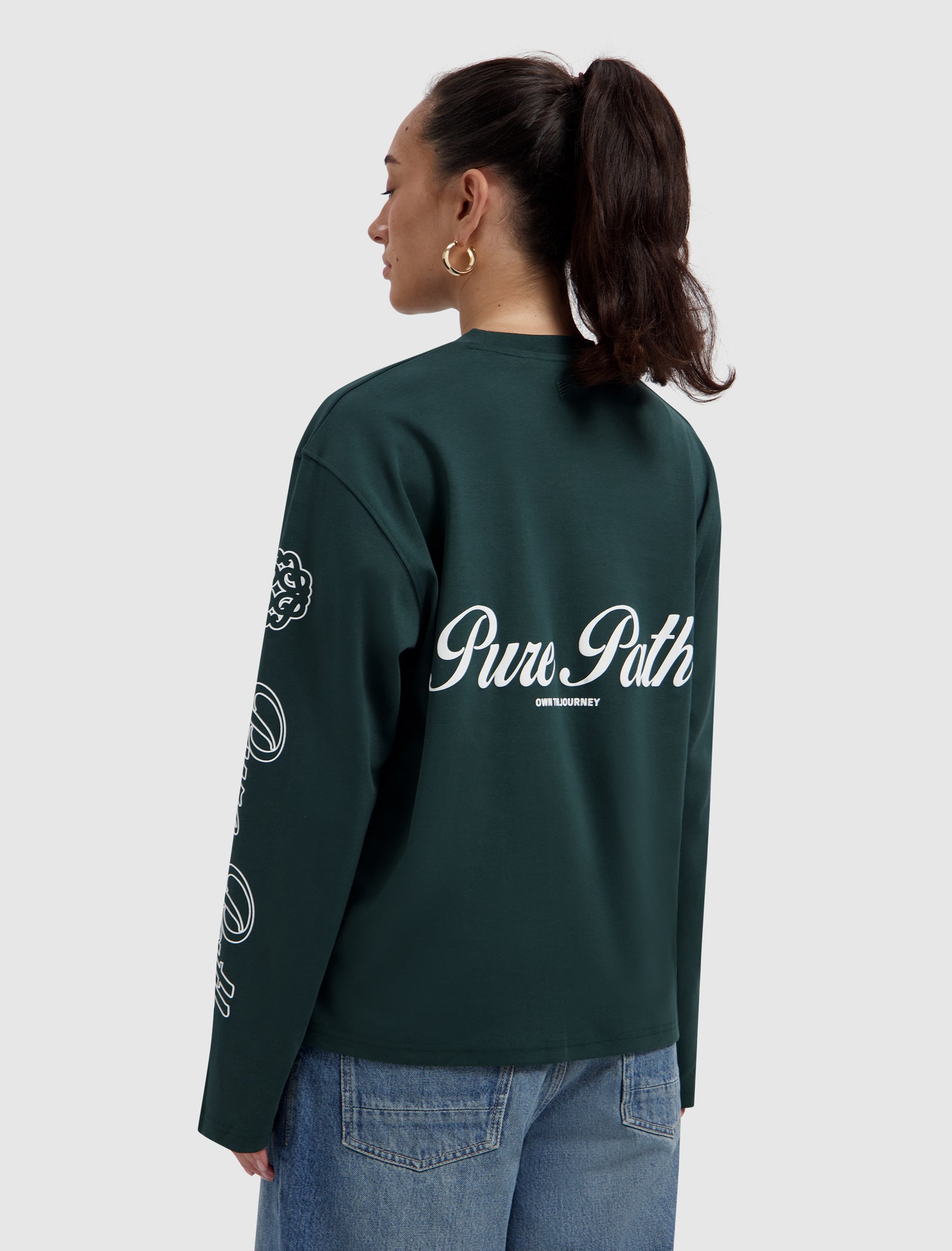 Essence Of Life Longsleeve T-shirt | Dark Green