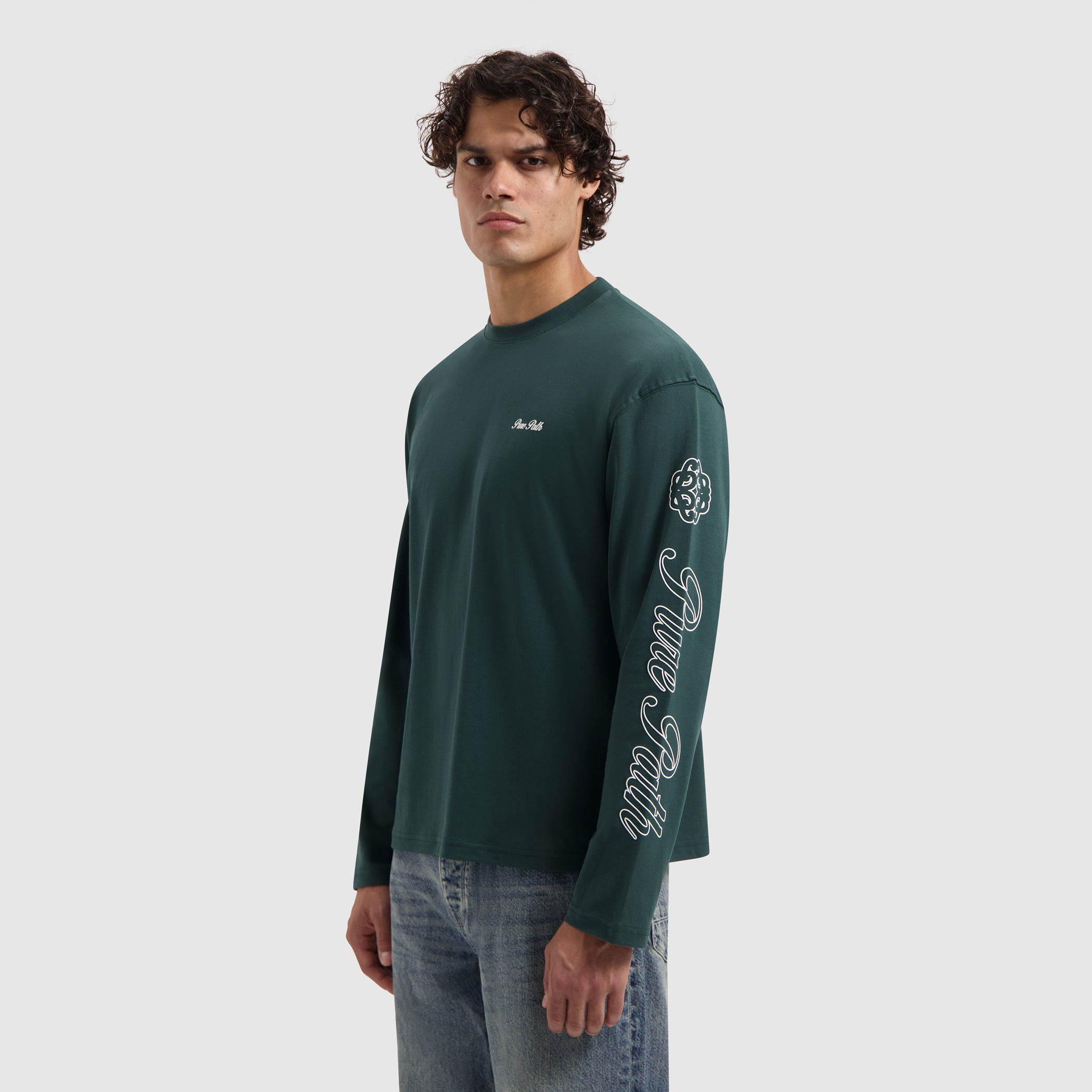 Essence Of Life Longsleeve T-shirt | Dark Green