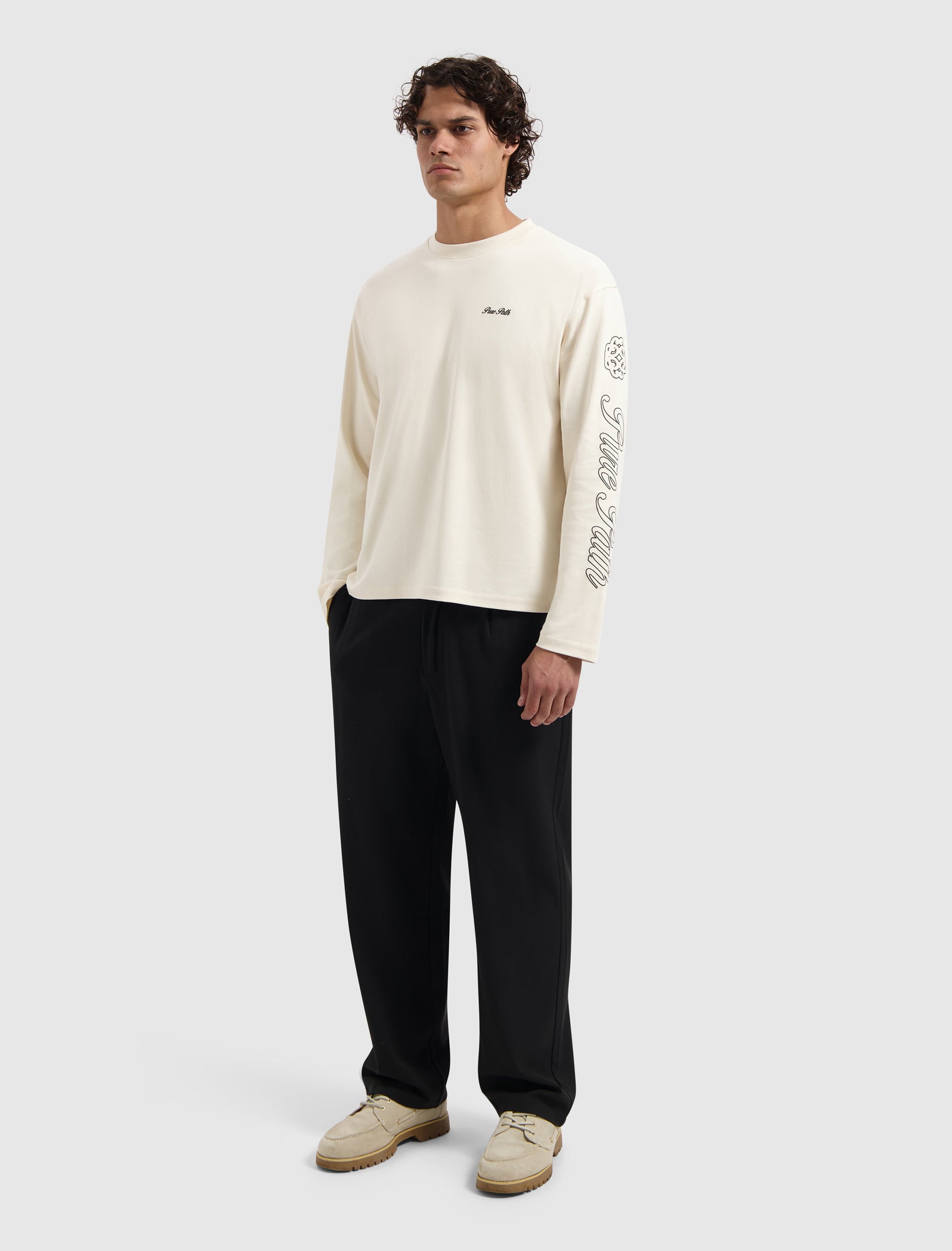 Essence Of Life Longsleeve T-shirt | Ecru
