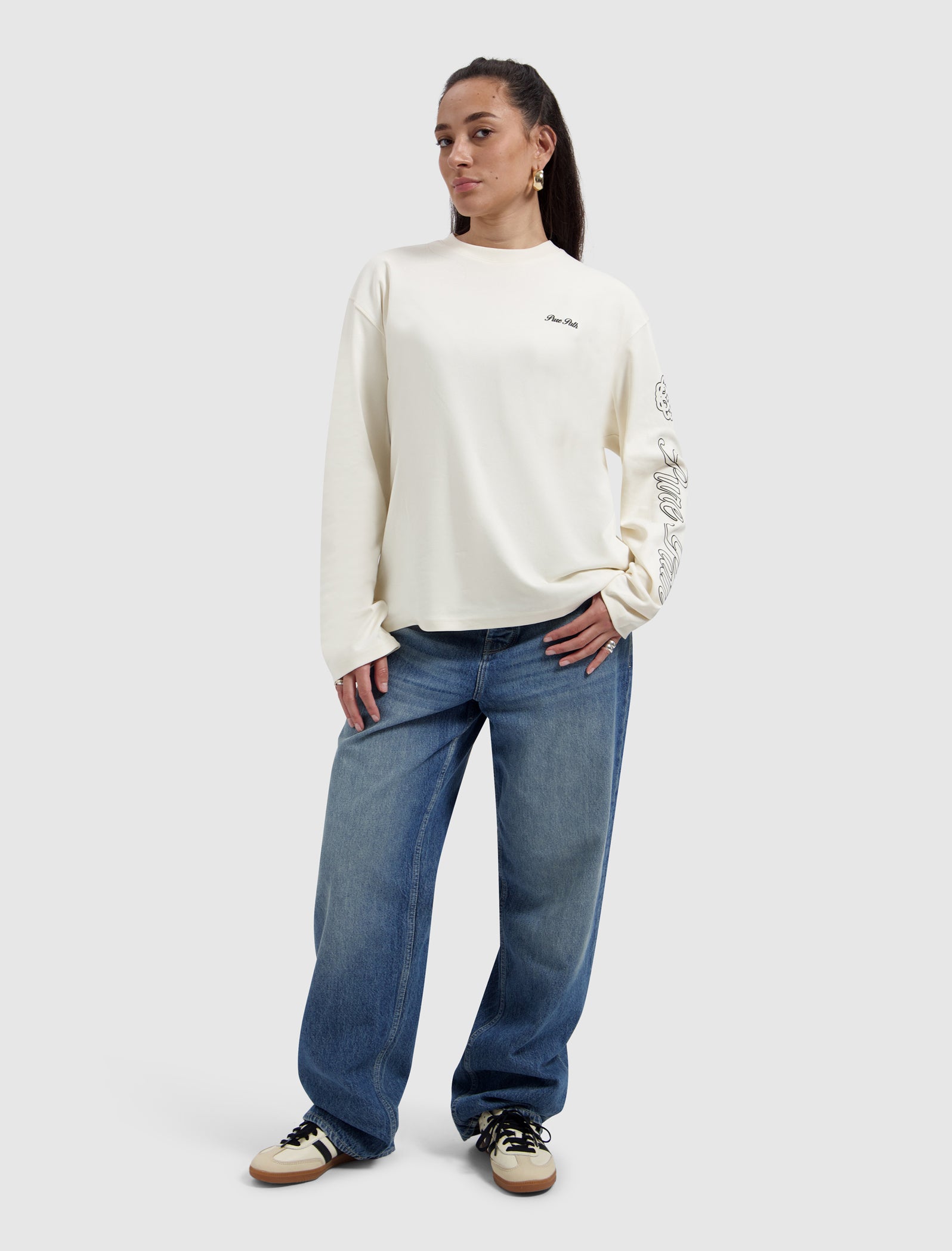 Essence Of Life Longsleeve T-shirt | Ecru