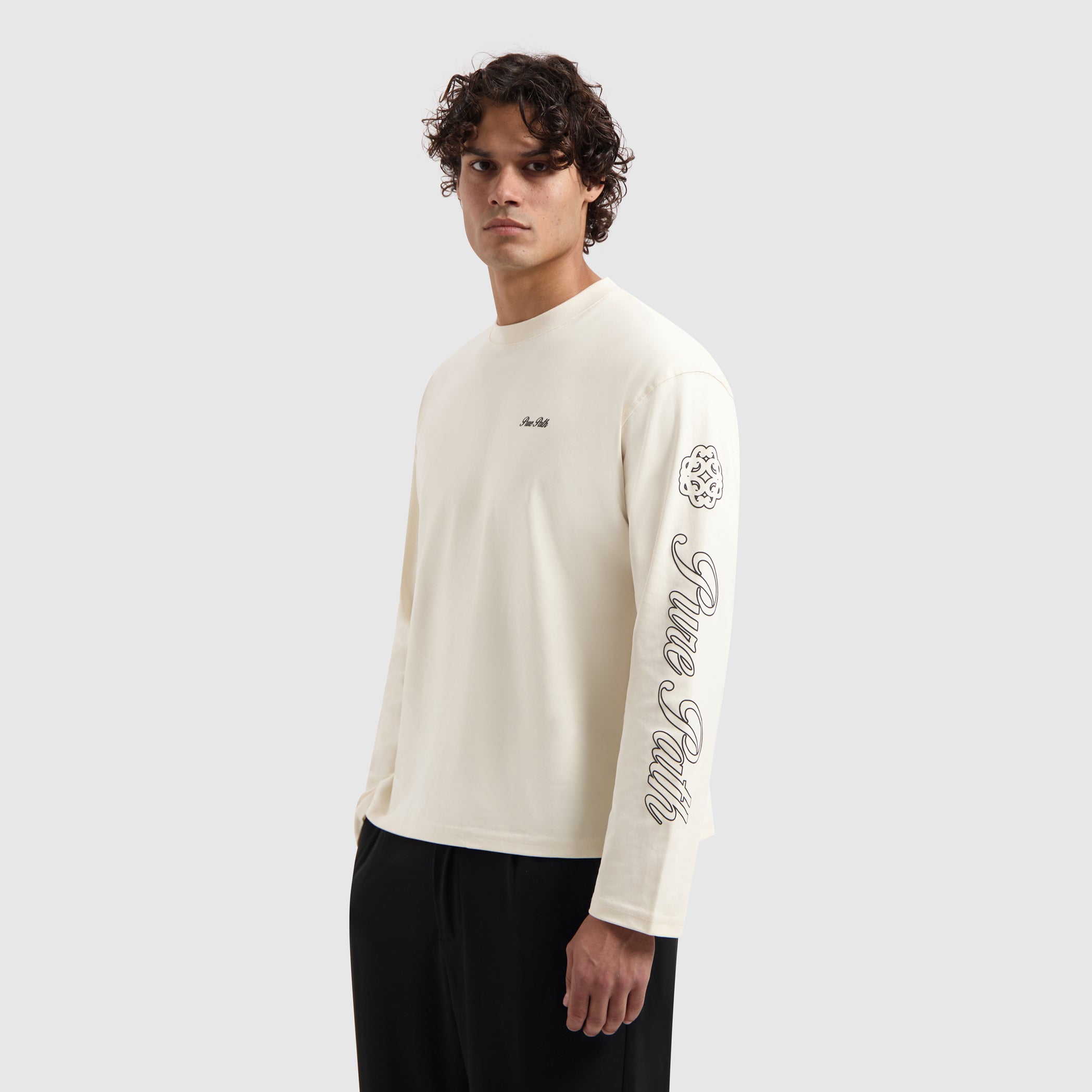 Essence Of Life Longsleeve T-shirt | Ecru