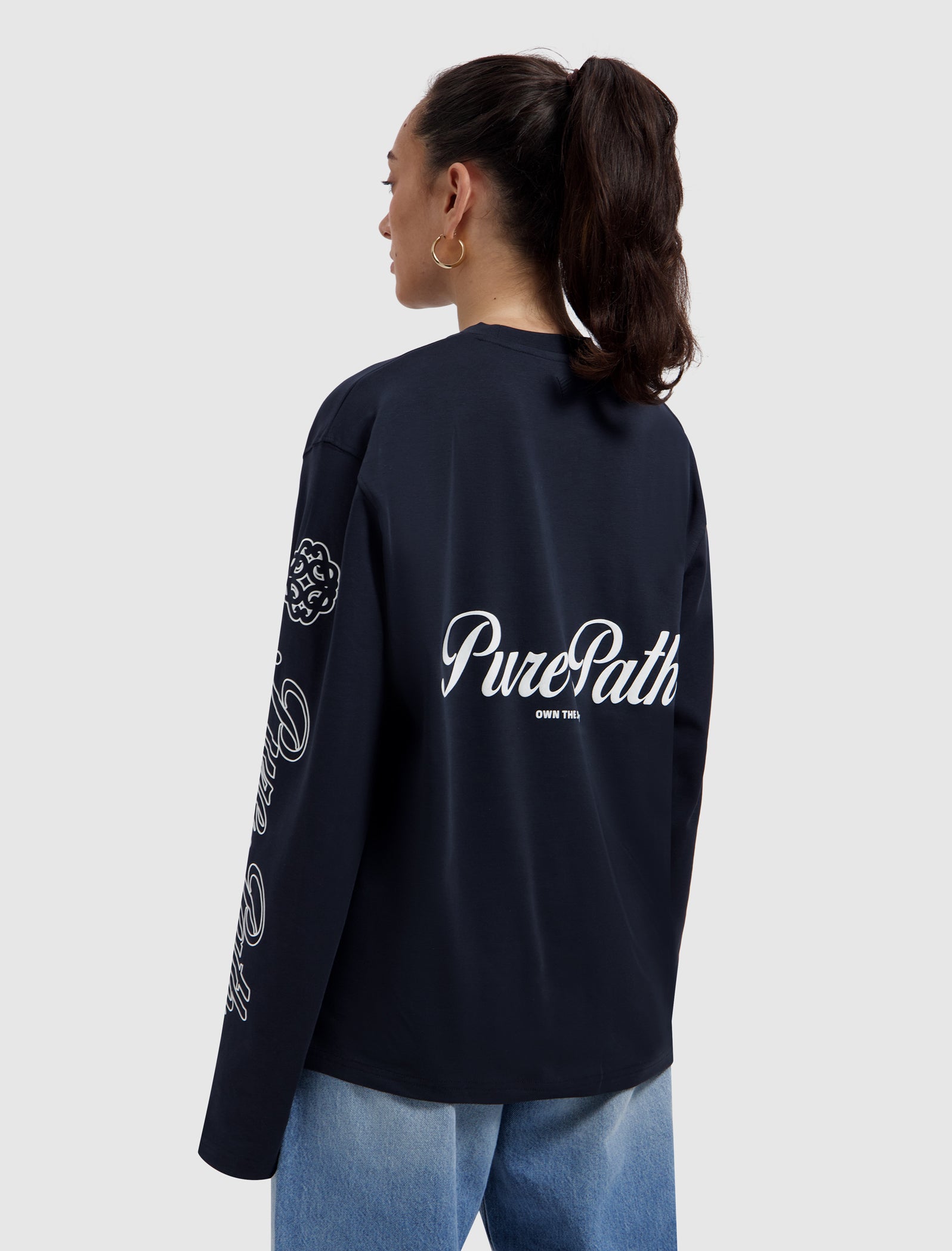 Essence Of Life Longsleeve T-shirt | Dark Navy