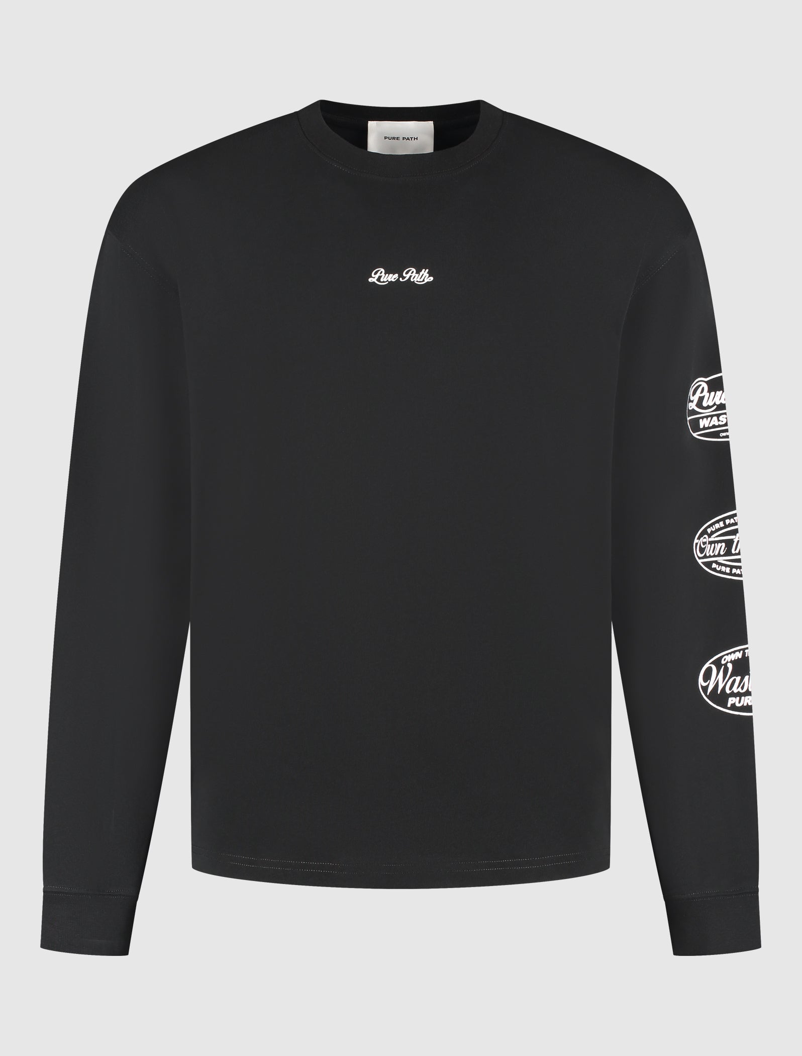 Wasteland Patches Longsleeve T-shirt | Black