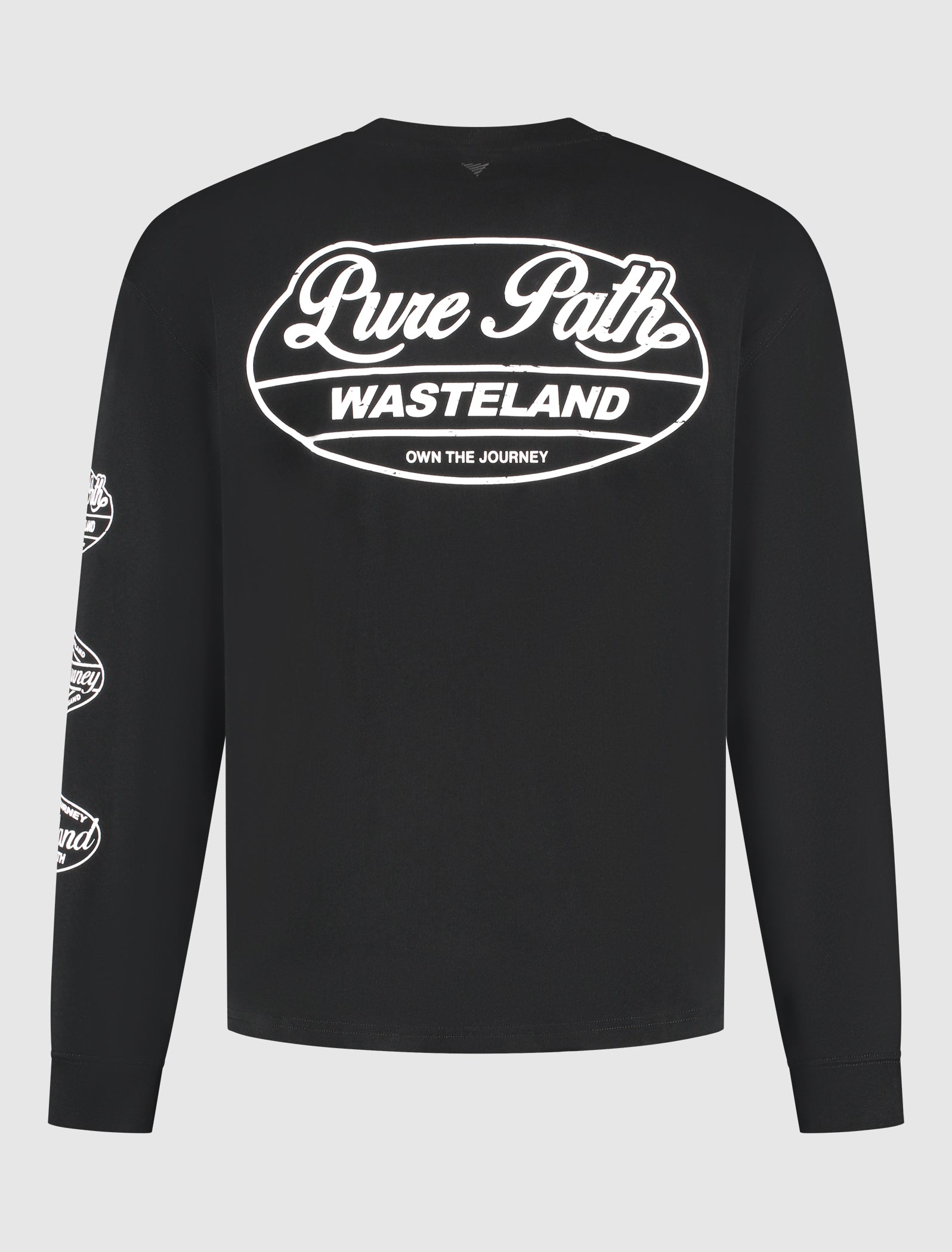Wasteland Patches Longsleeve T-shirt | Black